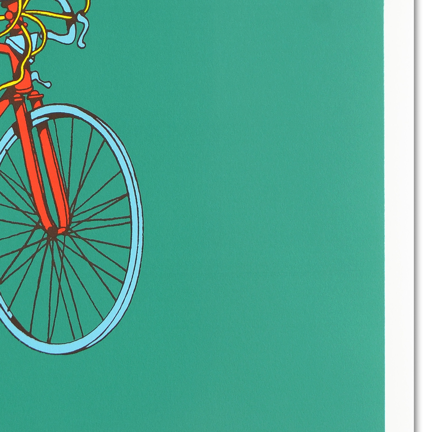 Jack Brusca "Bicycle" Signed Limited Edition Serigraph