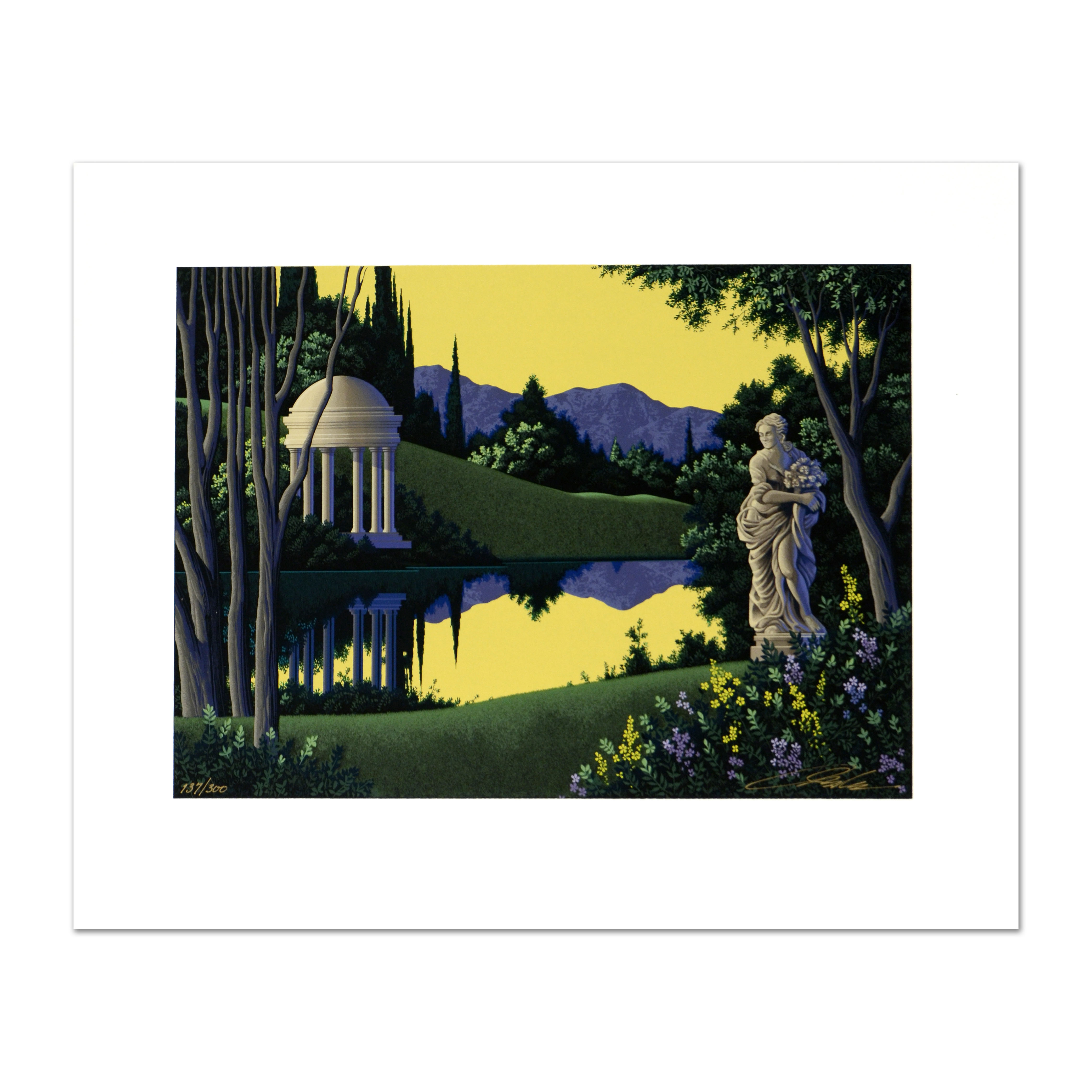 Jim Buckels Signed Limited Edition Serigraph "Vespertina"