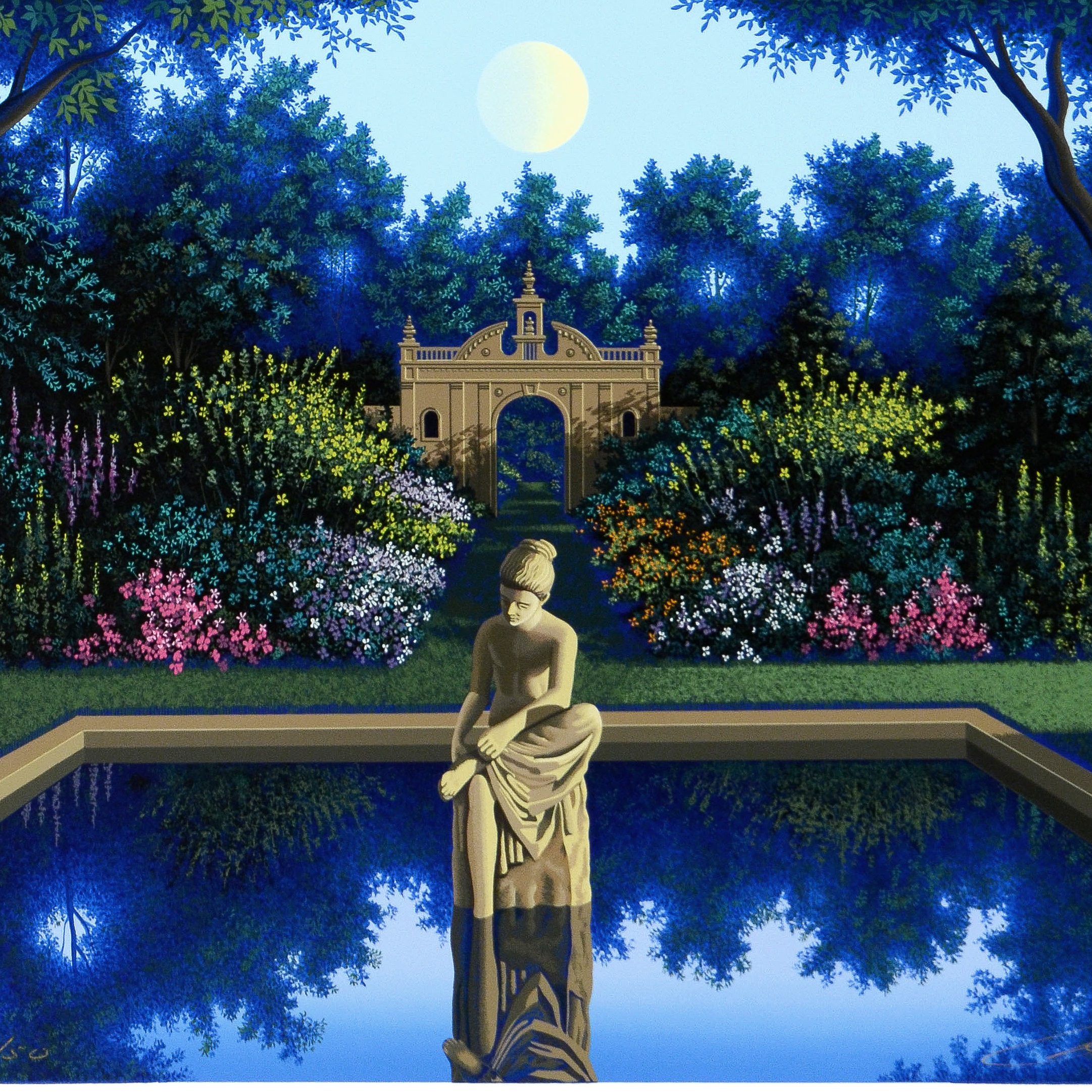 Jim Buckels Signed Limited Edition Serigraph "Vale of Enna'