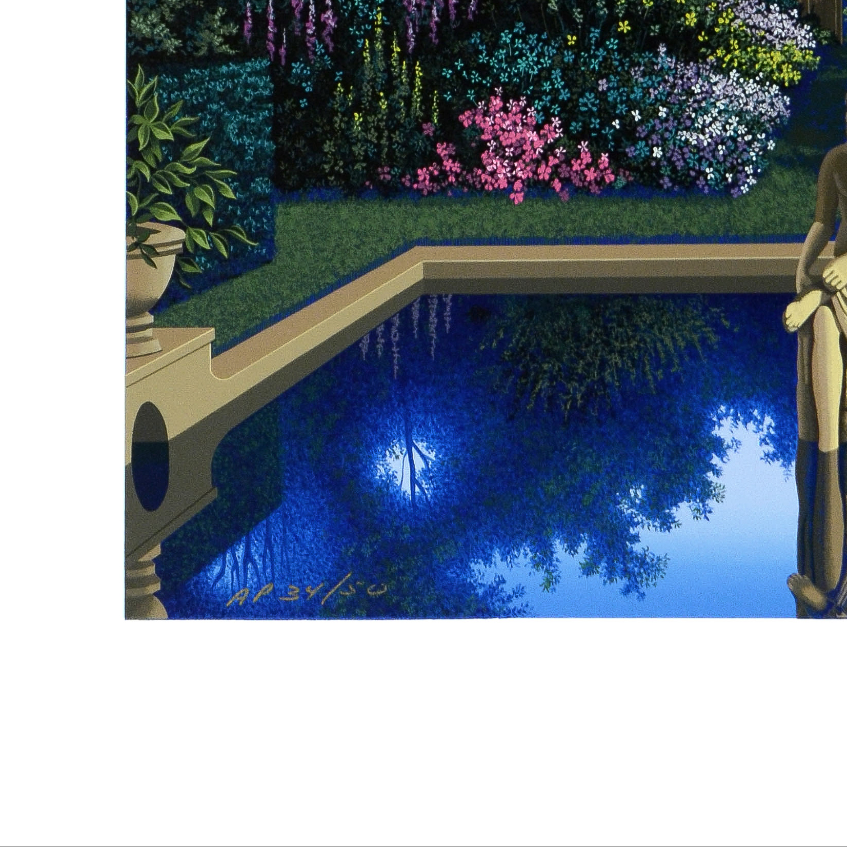 Jim Buckels Signed Limited Edition Serigraph "Vale of Enna'