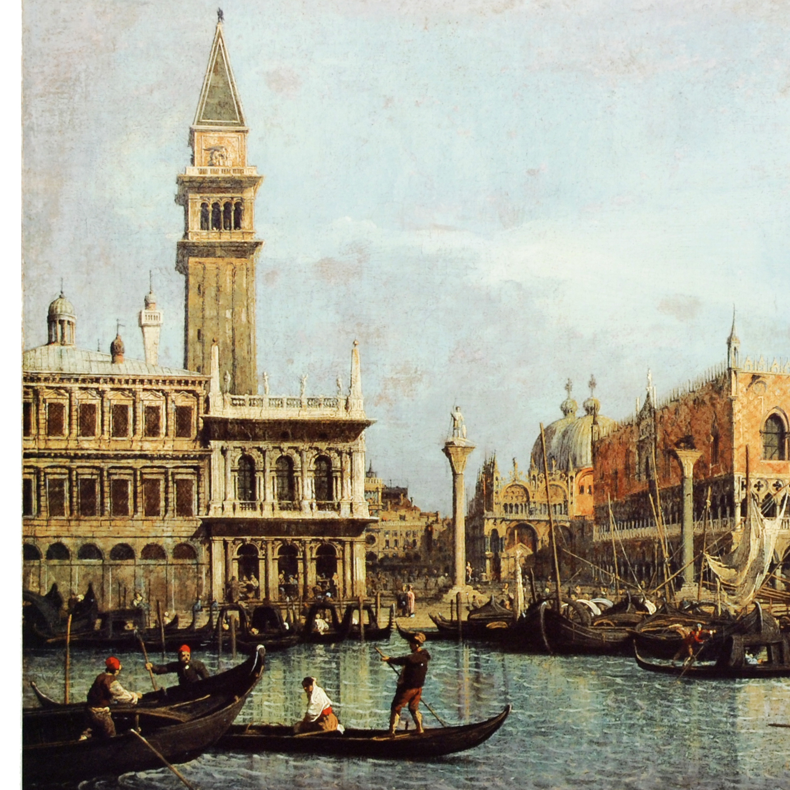 Canaletto Print "Canal of San Marco with the Piazza San Marco"