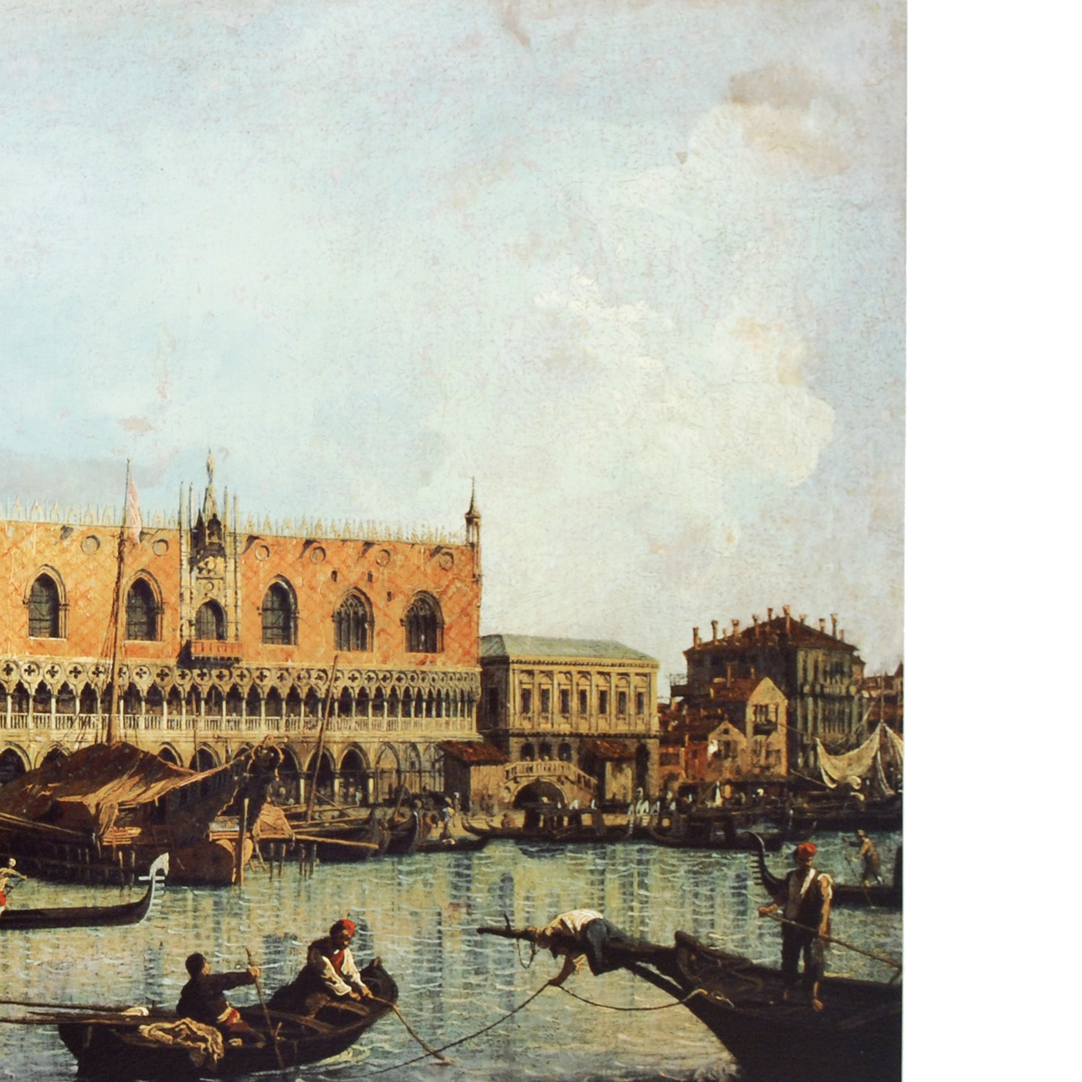 Canaletto Print "Canal of San Marco with the Piazza San Marco"