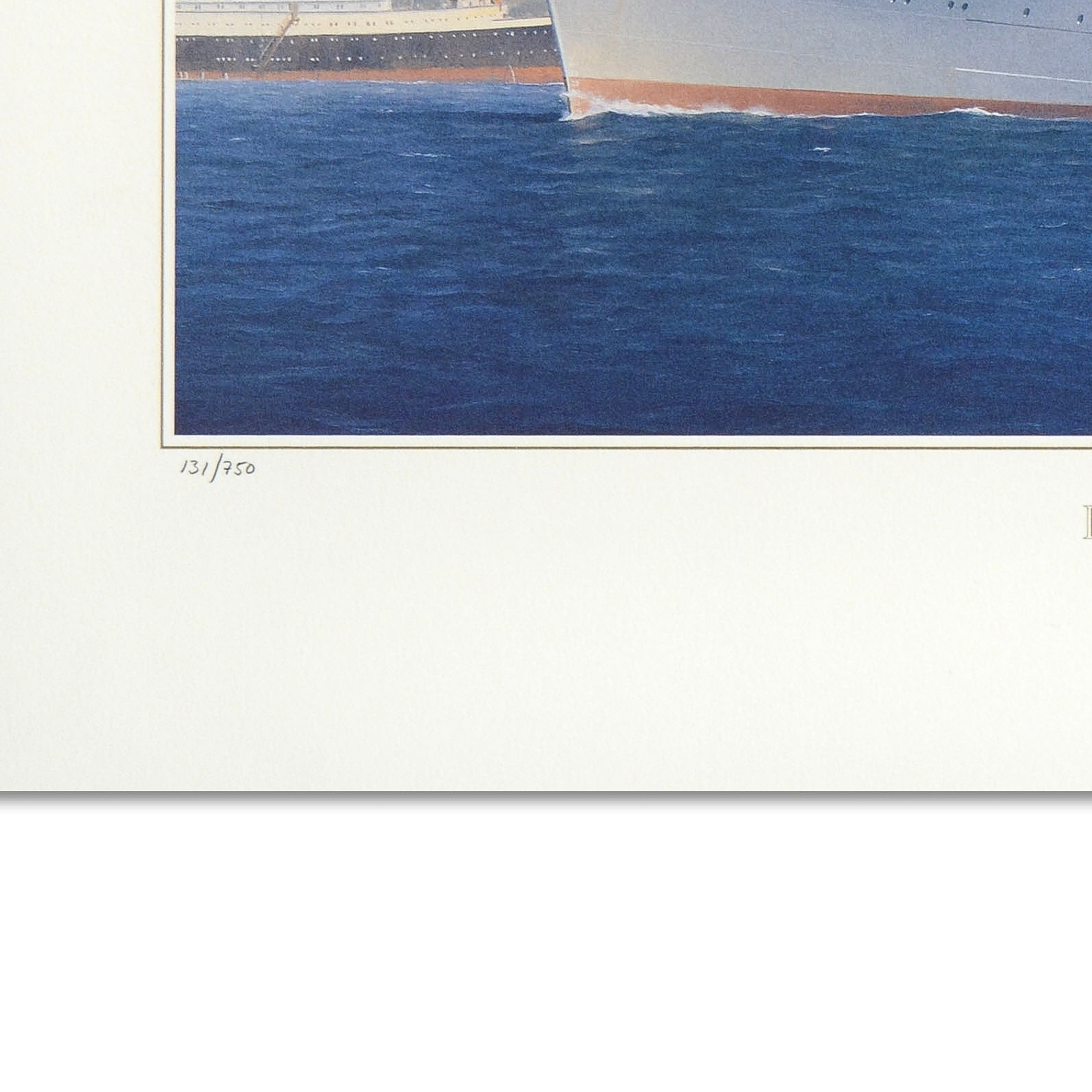Stephan Card Limited Edition Lithograph "R.M.S. Southern Cross"