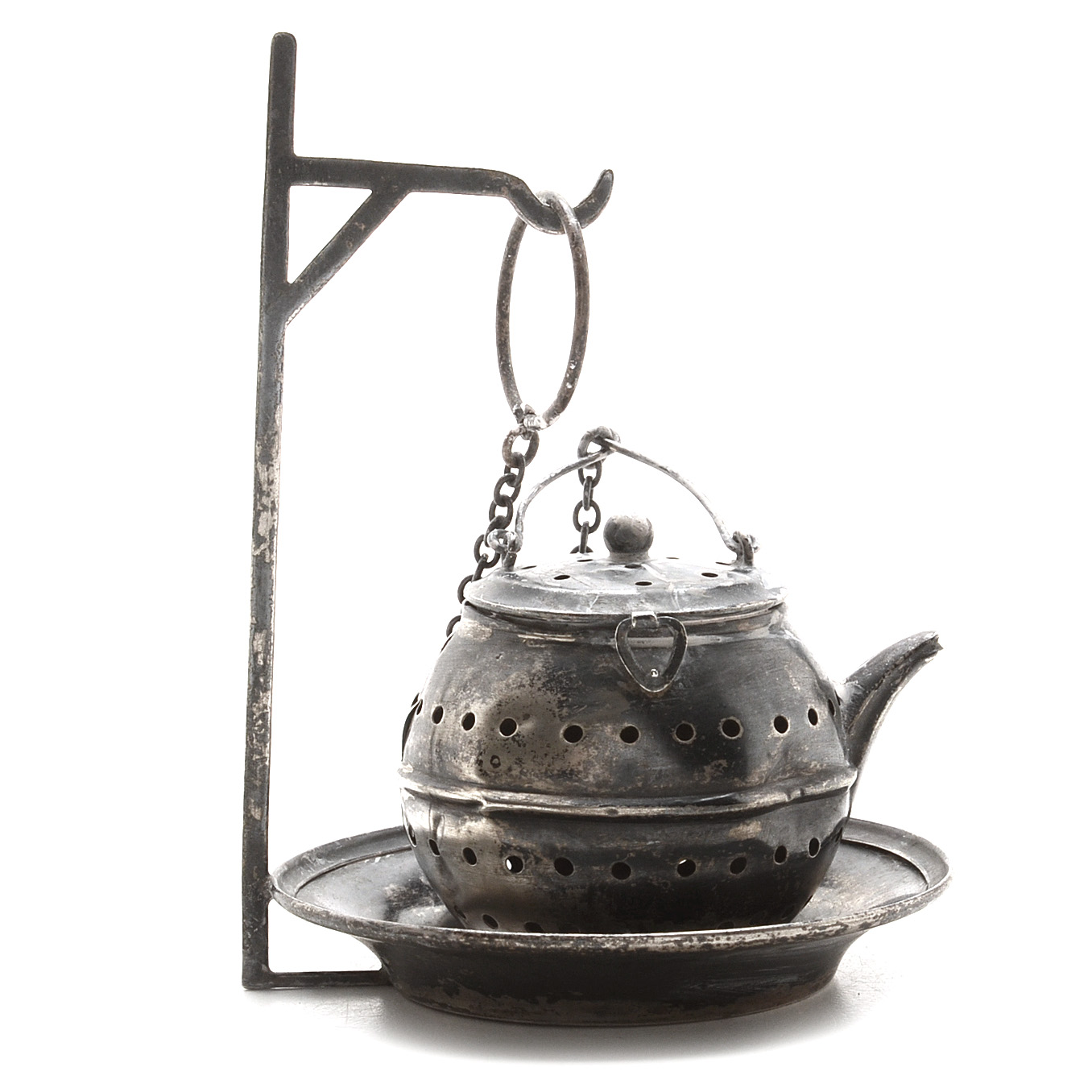Sterling Silver Tea Ball on Stand