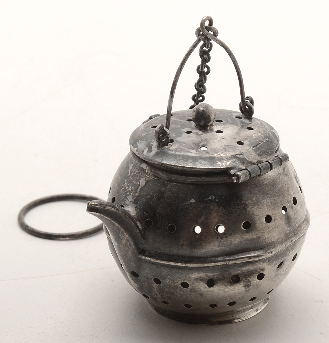 Sterling Silver Tea Ball on Stand