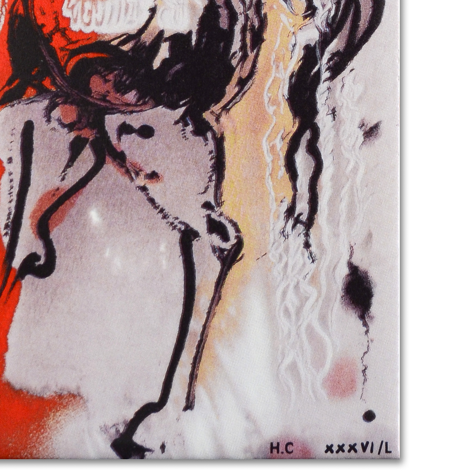 After Salvador Dali Limited Edition Ceramic Tile "Christian Knight"