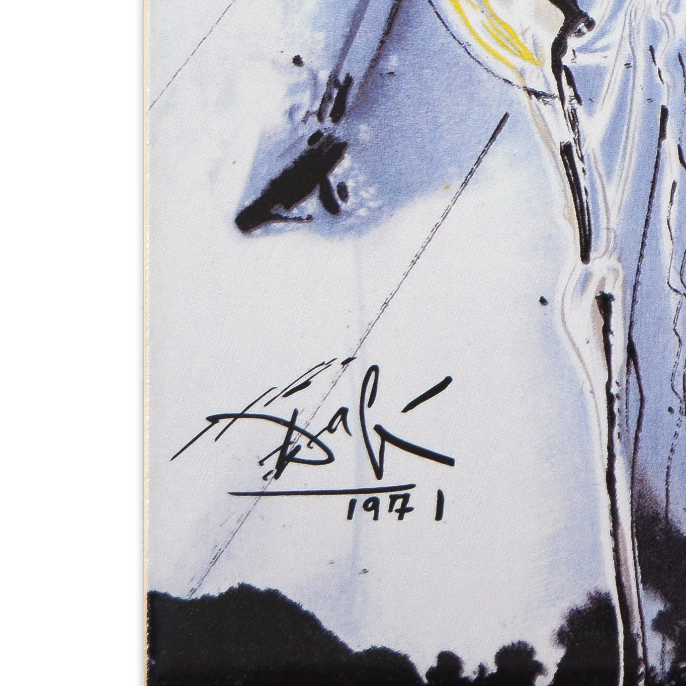 After Salvador Dali Limited Edition Ceramic Tile "Don Quixote"