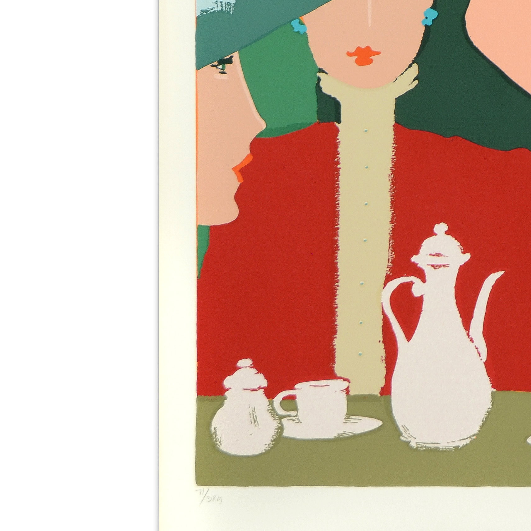 Amleto dalla Costa Limited Edition Serigraph "Fanno - Salotto"