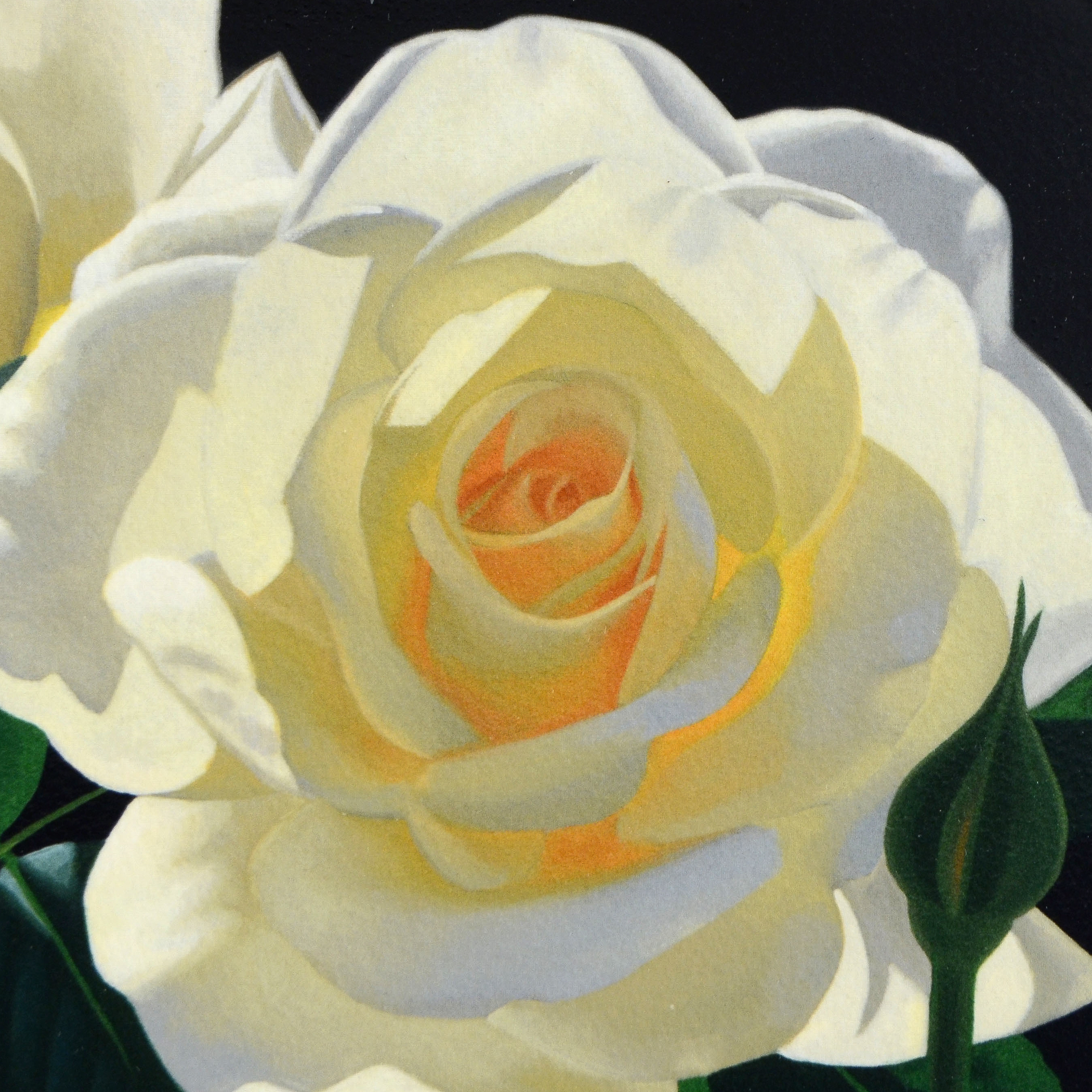 Signed "Brian Davis: Contemporary Master in a Grand Tradition" Coffee Table Book and "French Lace with Bud" Giclée