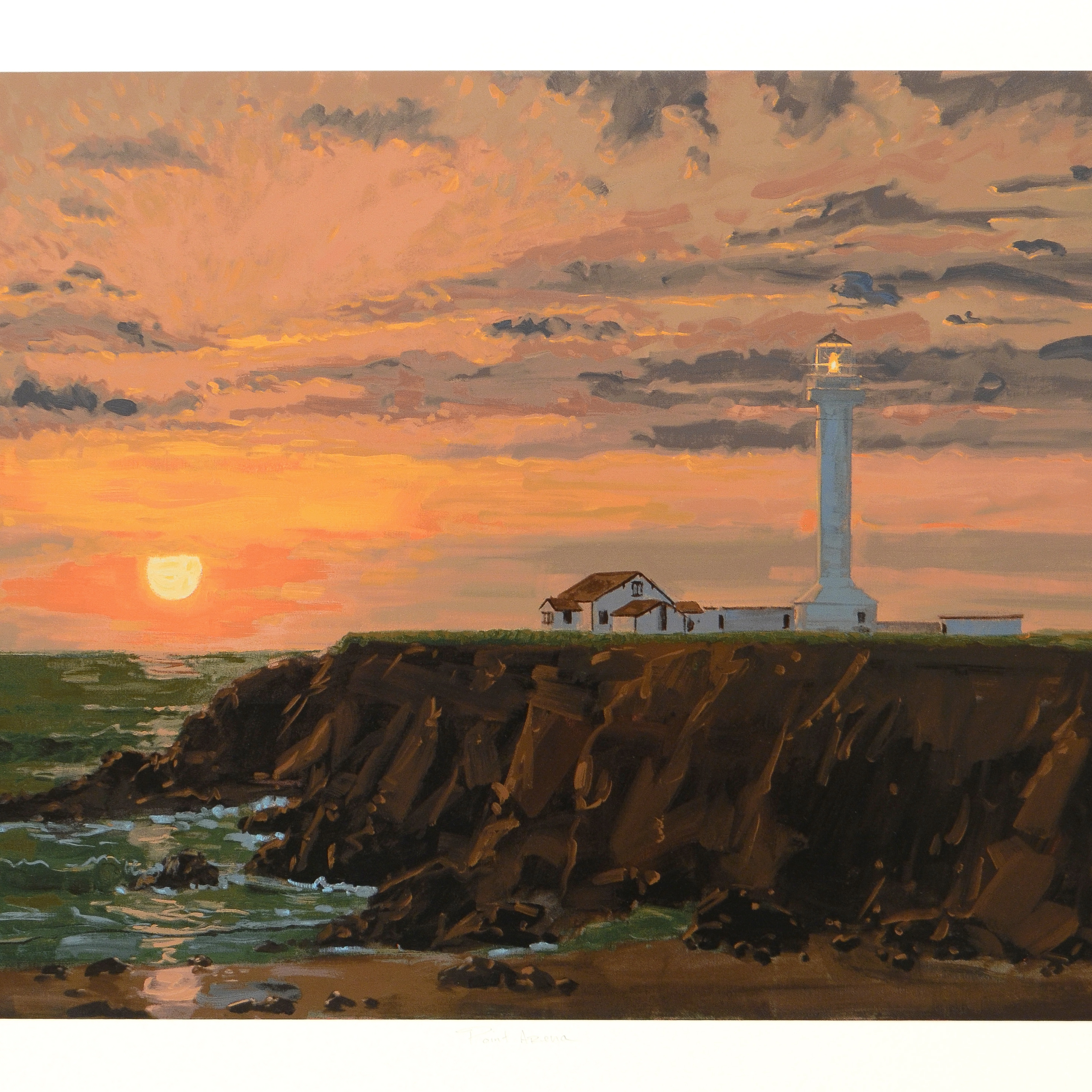 Lindsay Dawson Limited Edition Serigraph "Point Arena"