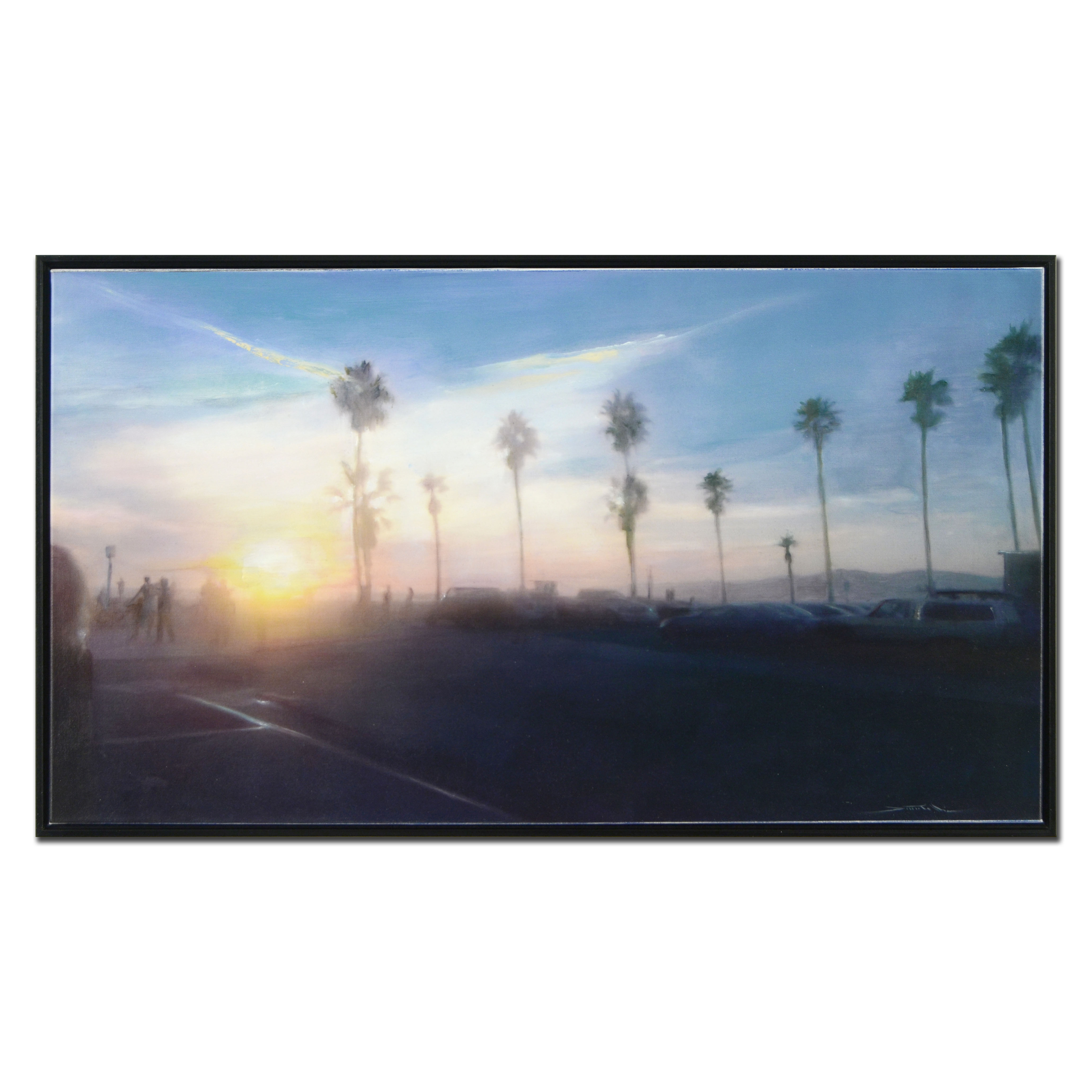 Roberto Donatelli Original Painting "Sunset in Los Angeles"