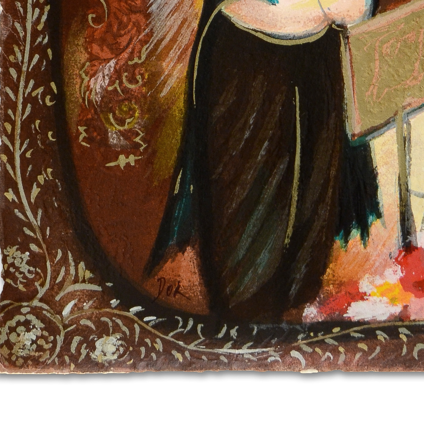 Yair Dor Limited Edition Serigraph on Paper "Violin and Cello"