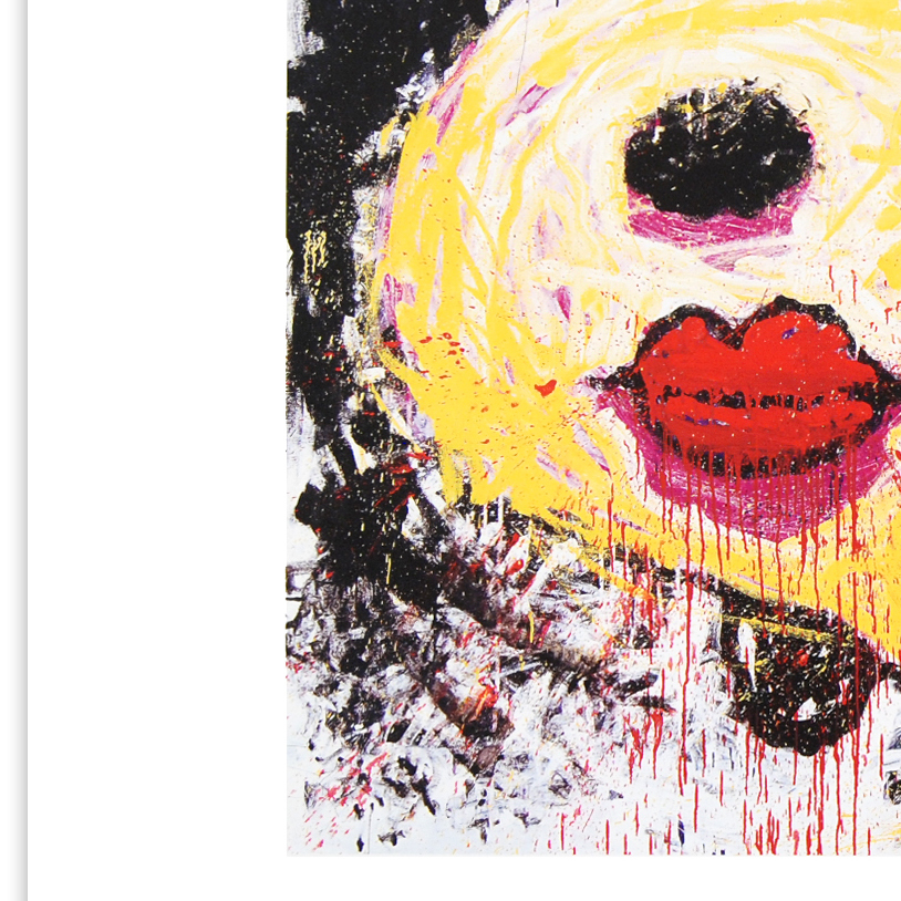 Tom Everhart Fine Art Poster "Dog Lips"
