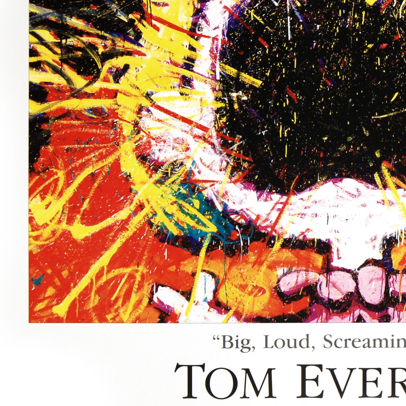 Tom Everhart Fine Art Poster "Big, Loud, Screaming Blonde"