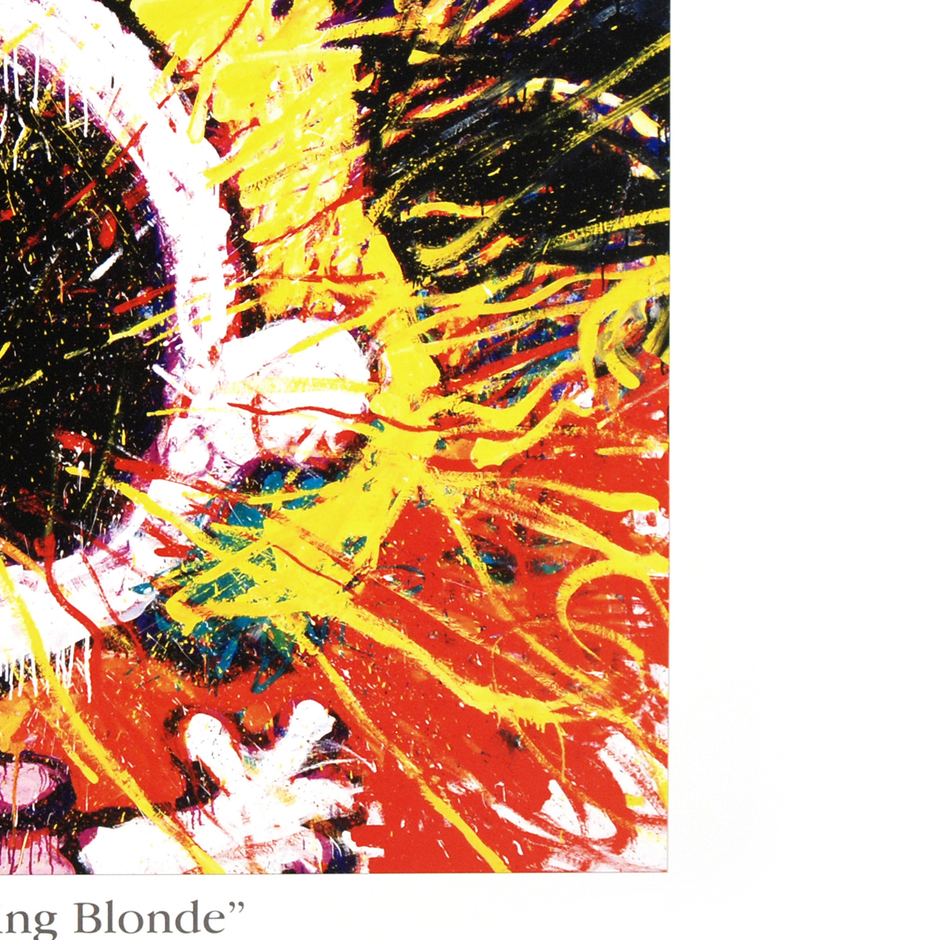 Tom Everhart Fine Art Poster "Big, Loud, Screaming Blonde"