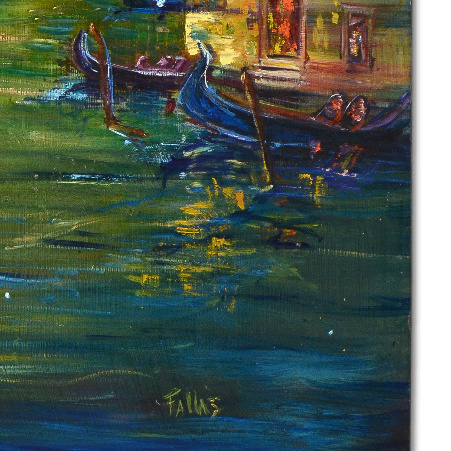 Elliot Fallas Original Oil Painting "Venetian Color"