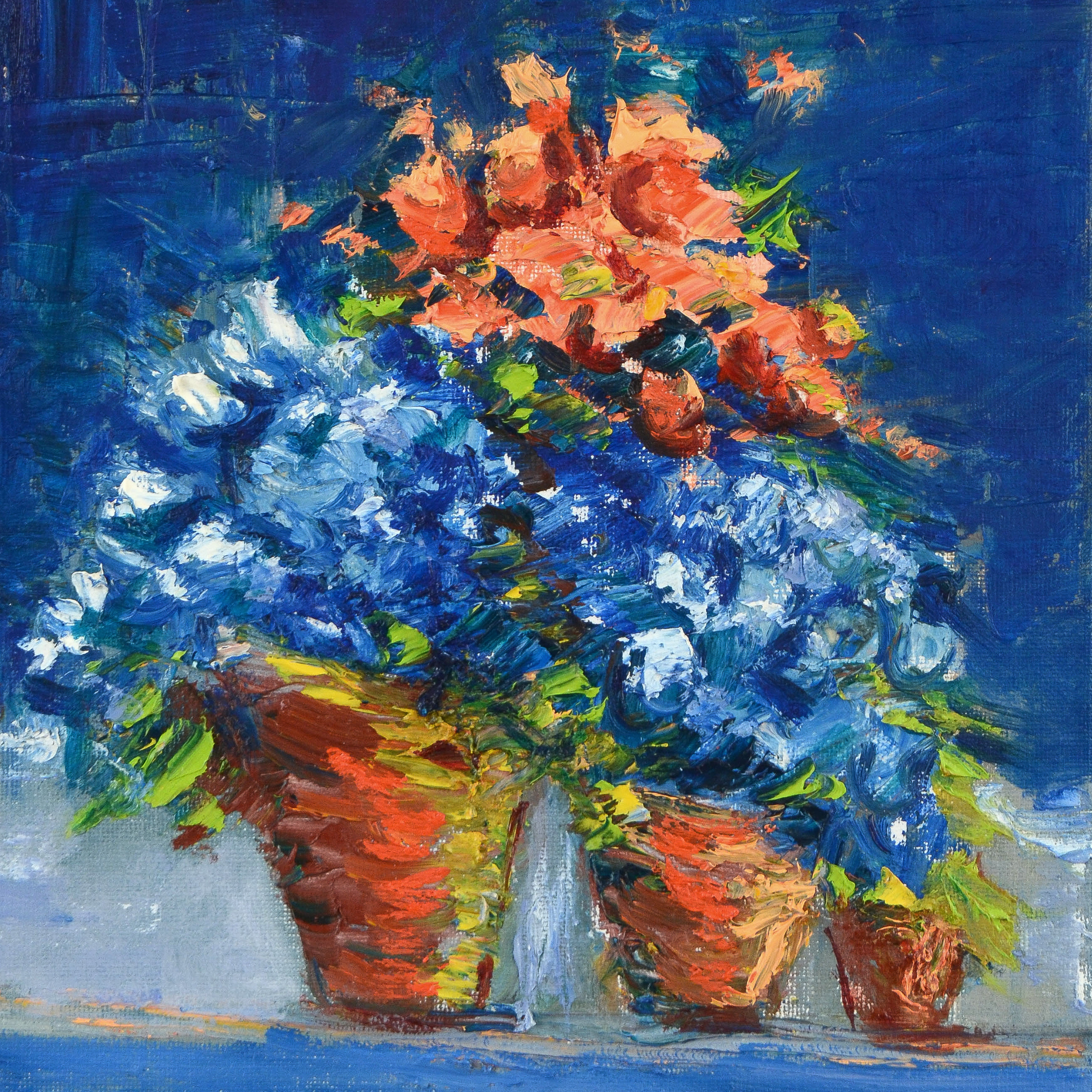 Elliot Fallas Oil Painting "Three Amigos"