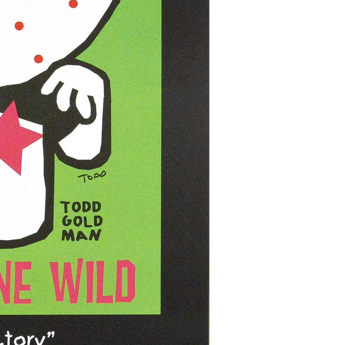 Todd Goldman Signed Lithograph Poster "Nerds Gone Wild"
