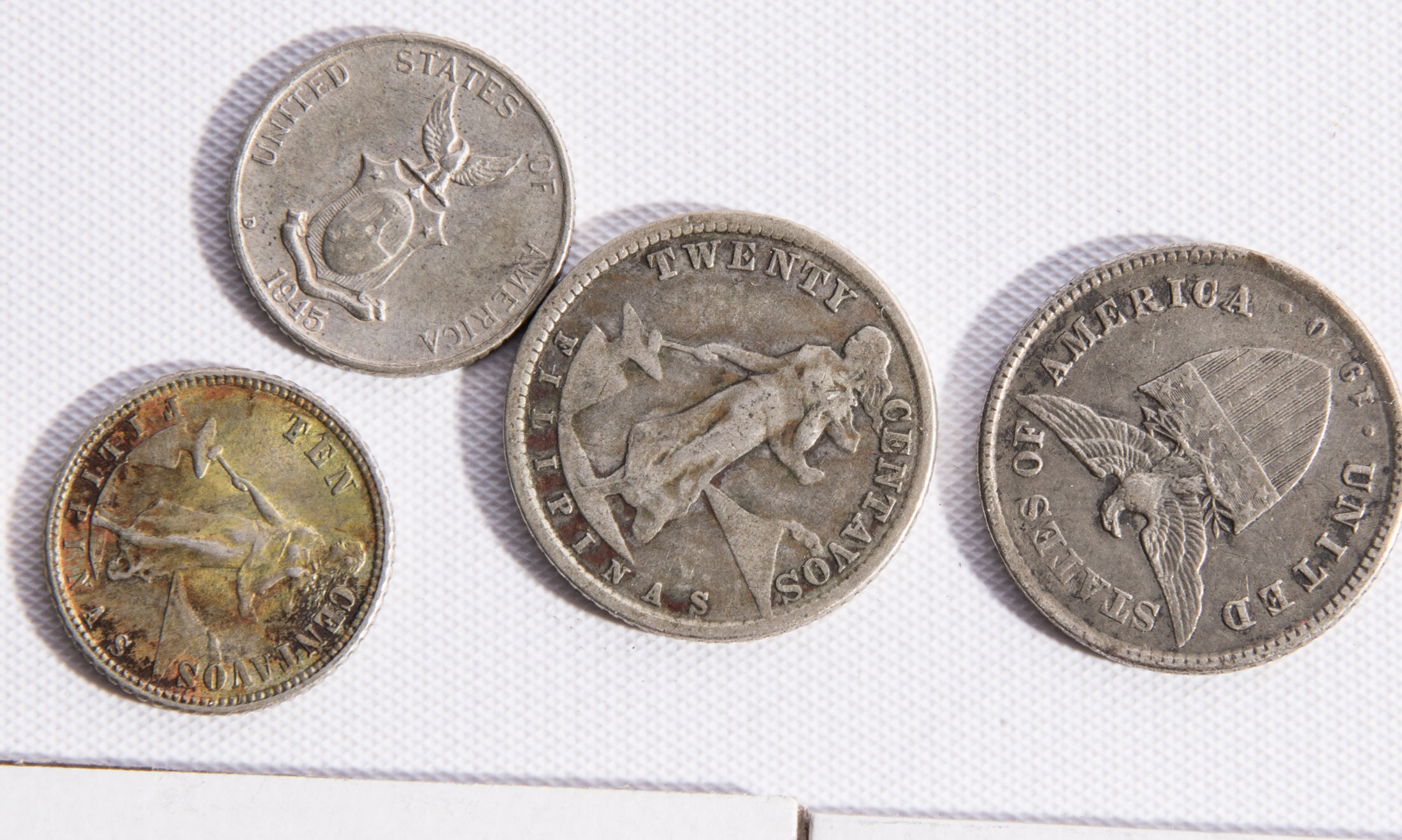 Assorted United States Philippines Centavos