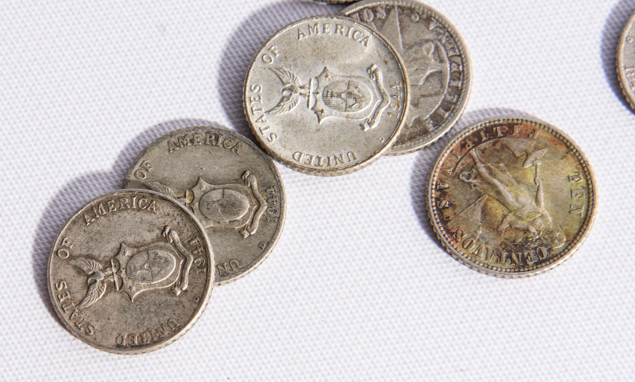 Assorted United States Philippines Centavos