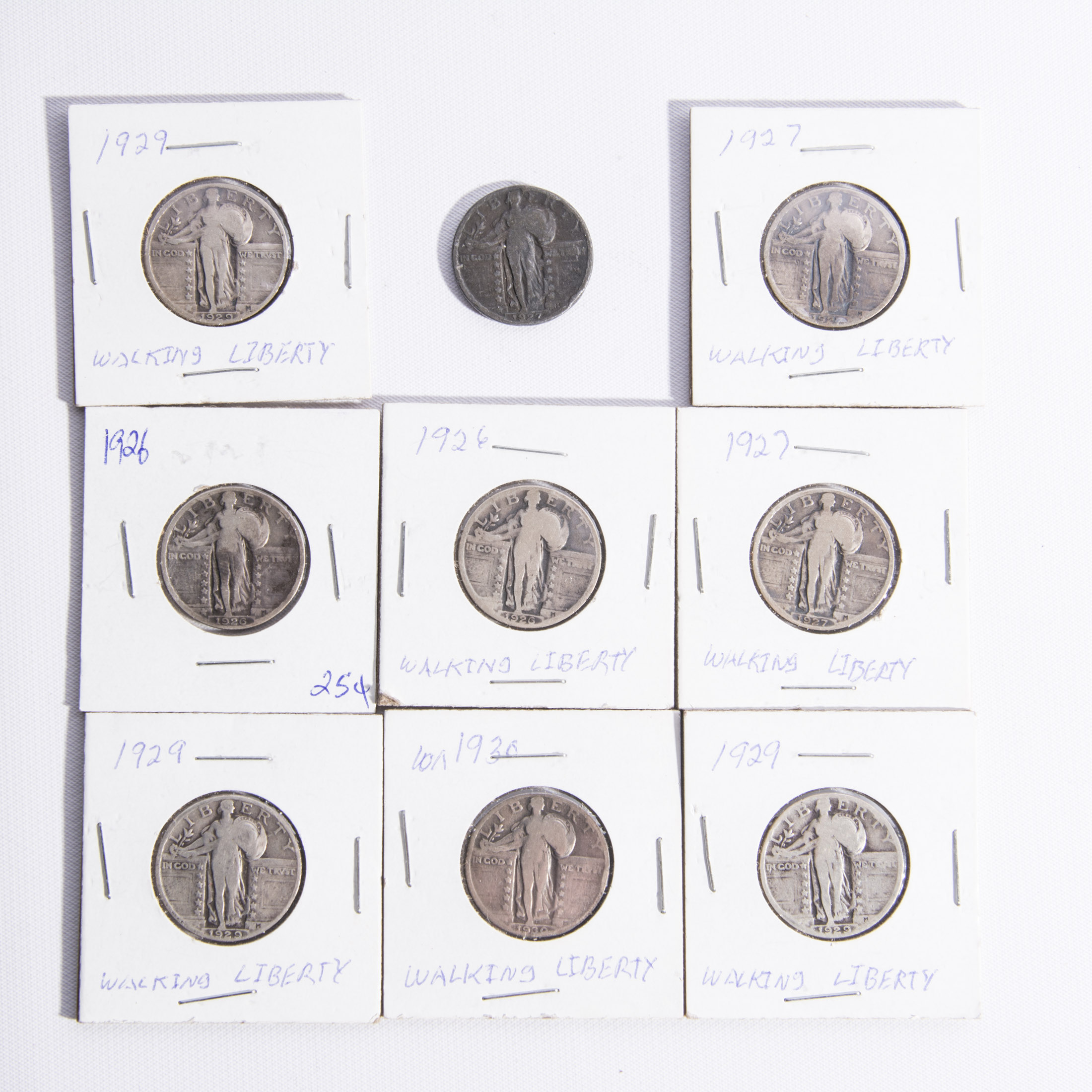 Collection of Walking Liberty Quarters