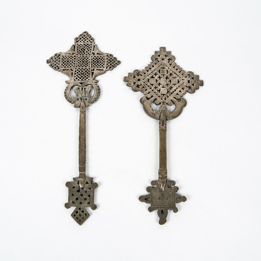 Oversized Coptic Cross "Keys of Heaven"