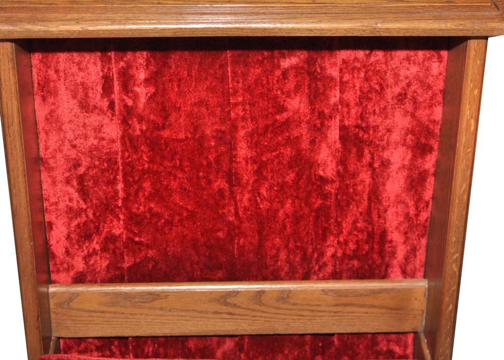 Contemporary Oak Prayer Bench