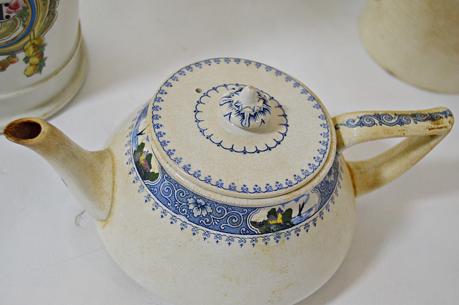 Antique China Tableware with Wedgwood, Limoges