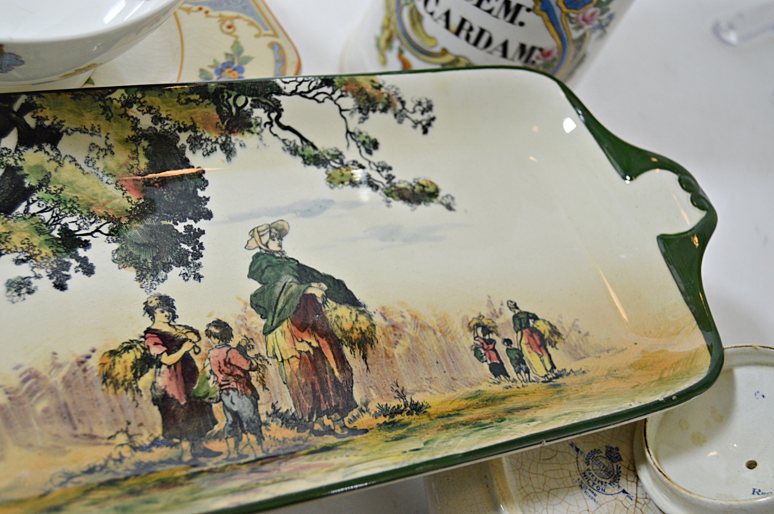 Antique China Tableware with Wedgwood, Limoges