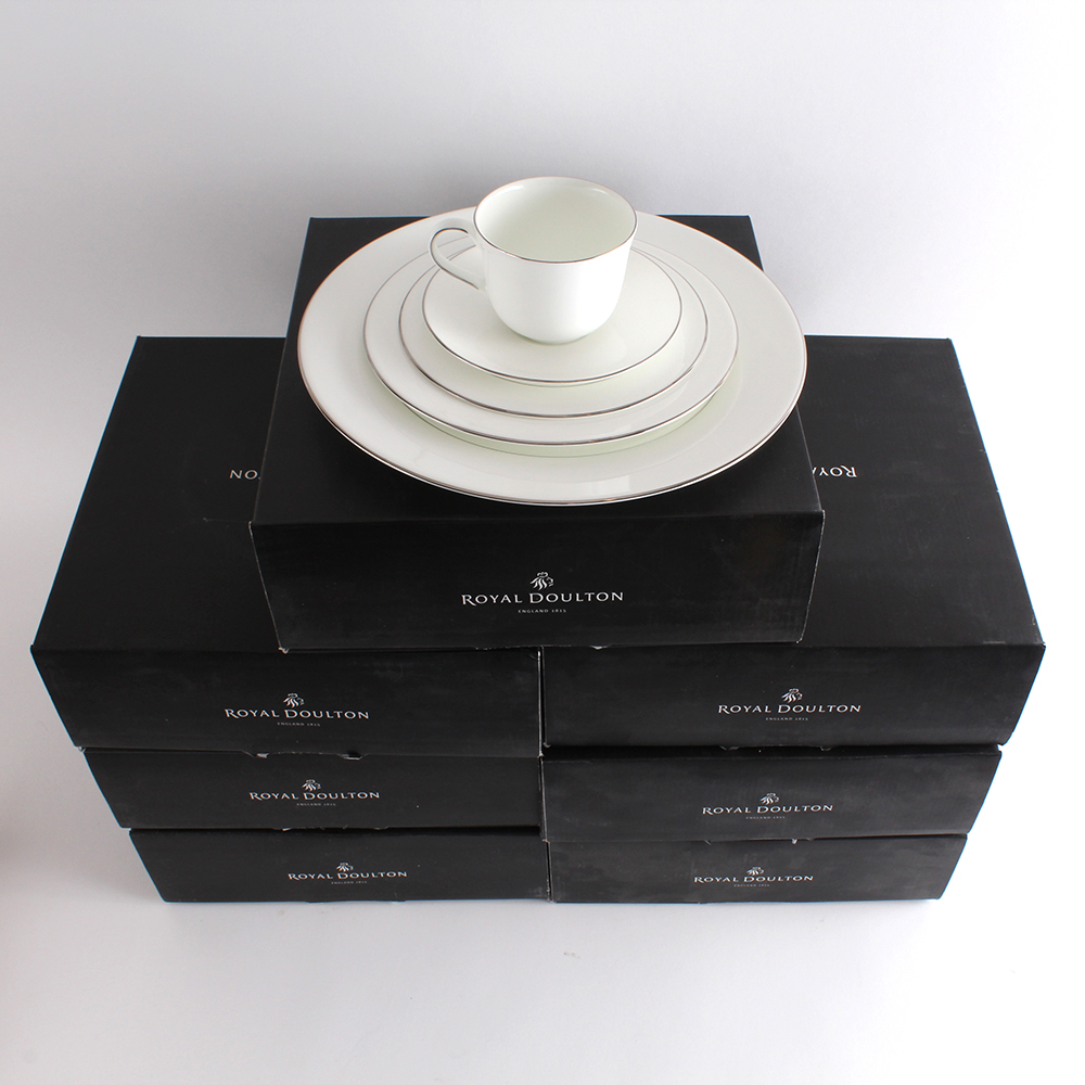 Royal Doulton Signature "Platinum" Five Piece Place Settings