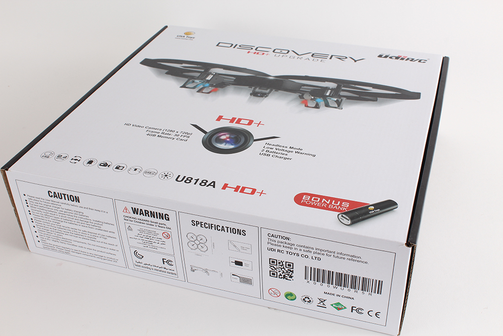 Quadcopter Drone with HD Camera by UDI R/C