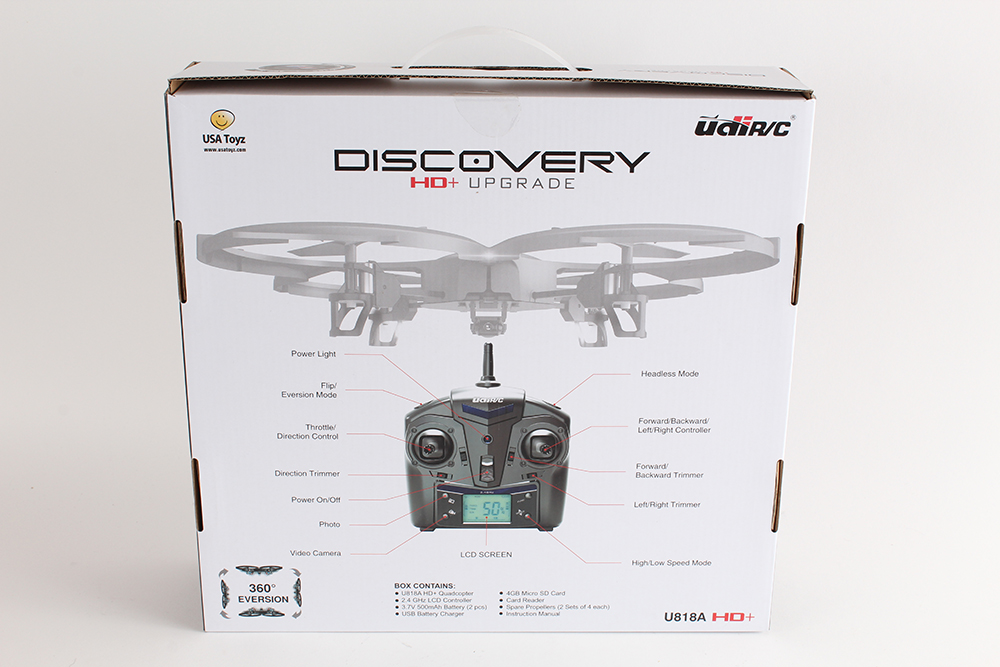Quadcopter Drone with HD Camera by UDI R/C