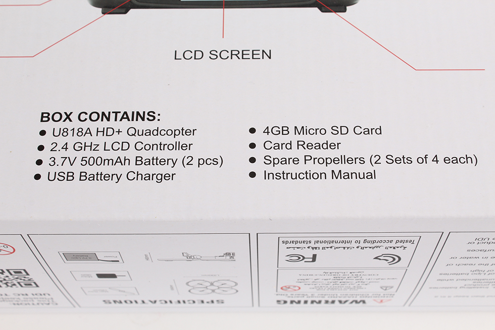 Quadcopter Drone with HD Camera by UDI R/C