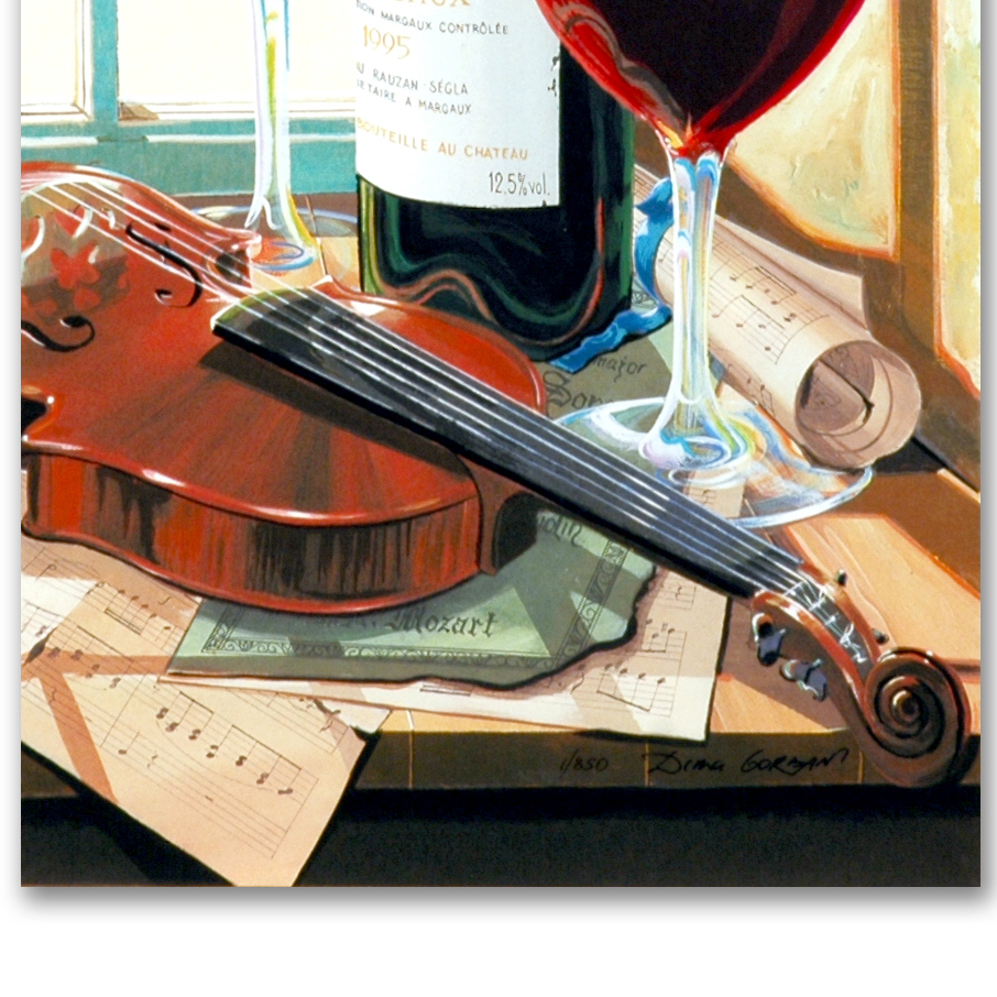 Dima Gorban Limited Edition Serigraph "Violin"