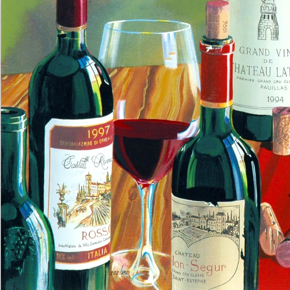 Dima Gorban Limited Edition Serigraph on Paper "Uncorked"