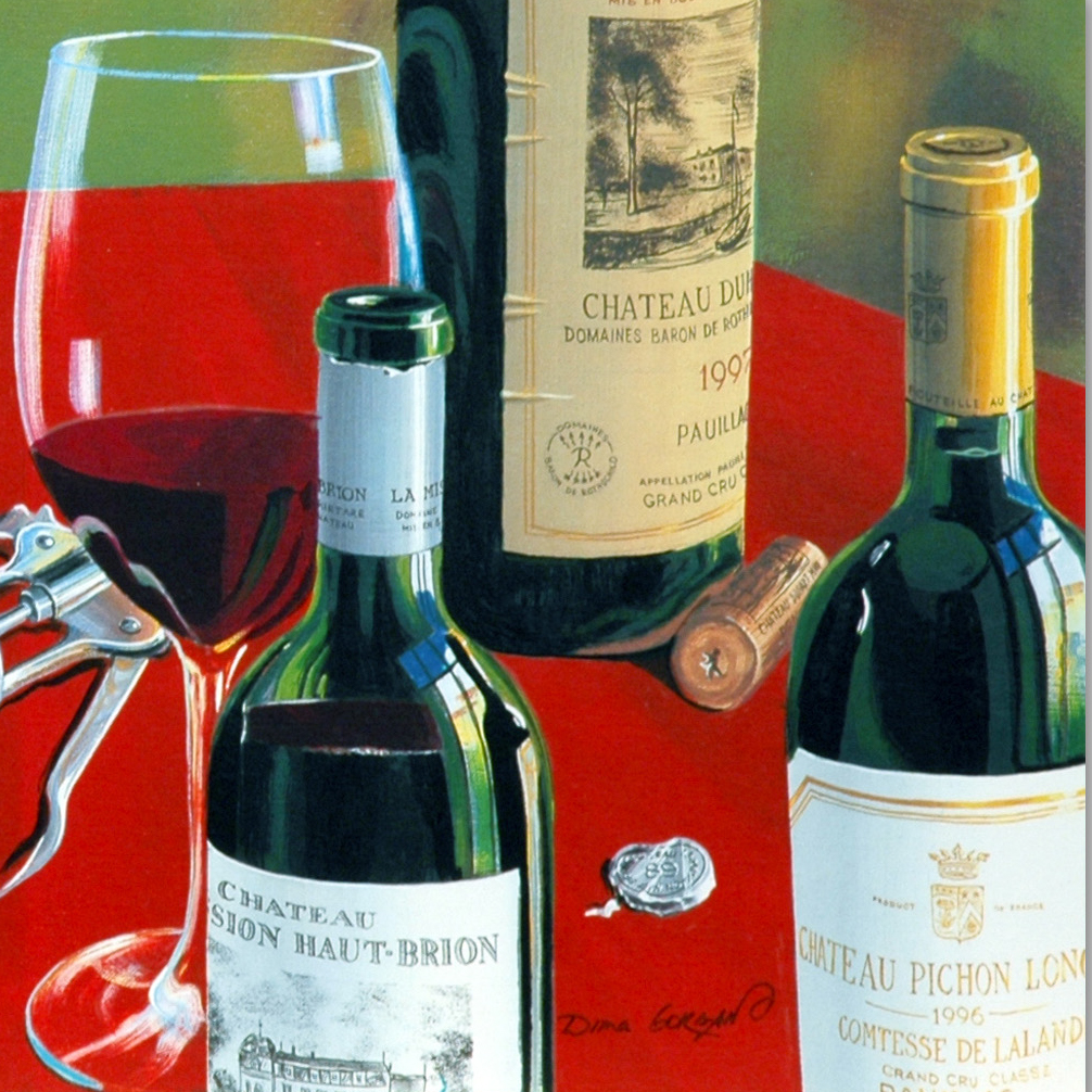 Dima Gorban Limited Edition Serigraph on Paper "Uncorked"