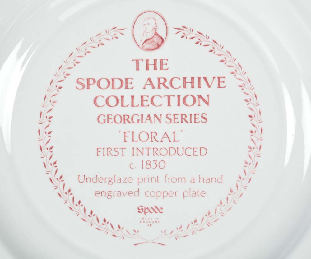 Spode "Georgian Series" Dinner Plates
