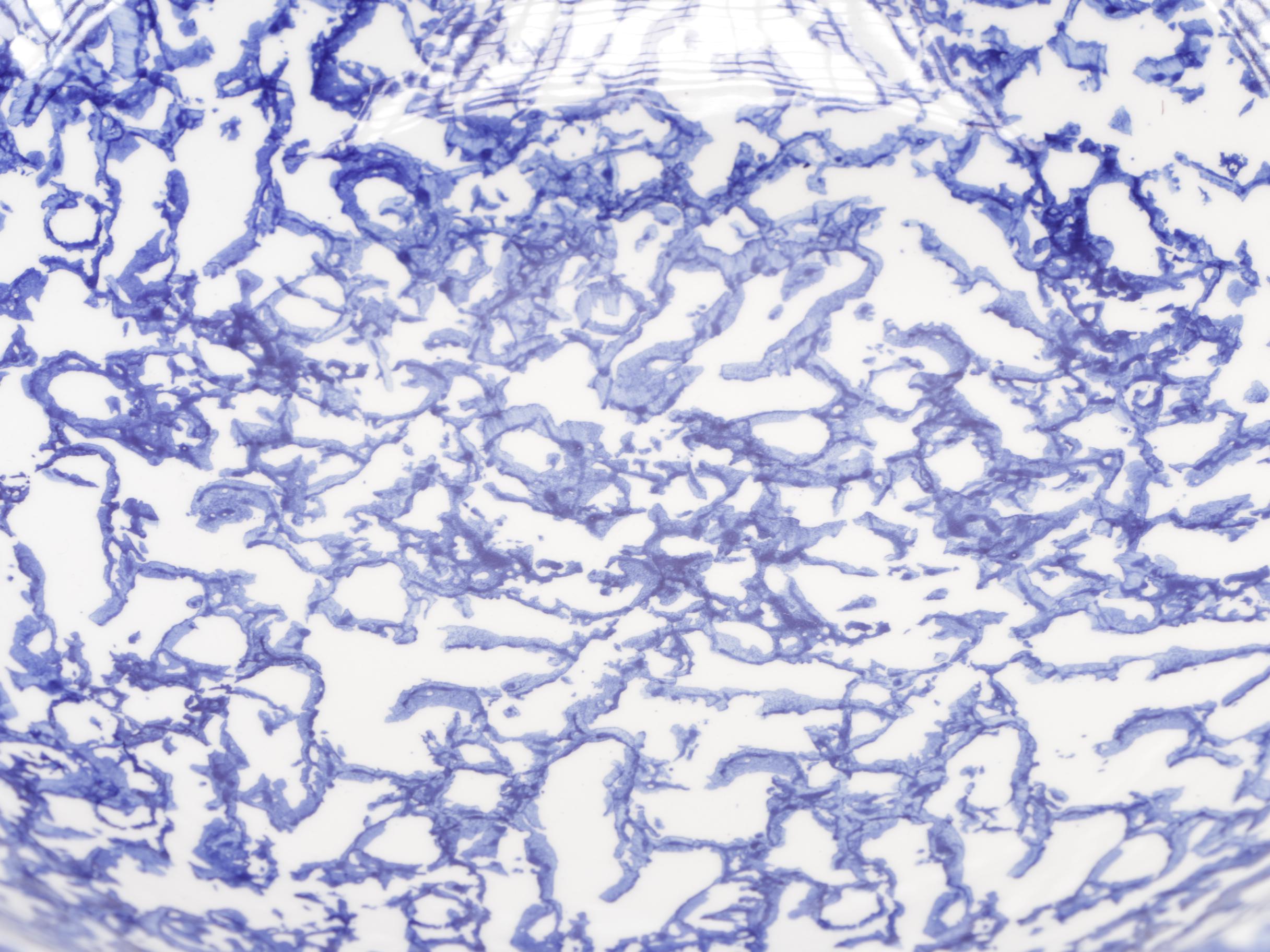 Sponge Decorated Italian Mixing Bowls