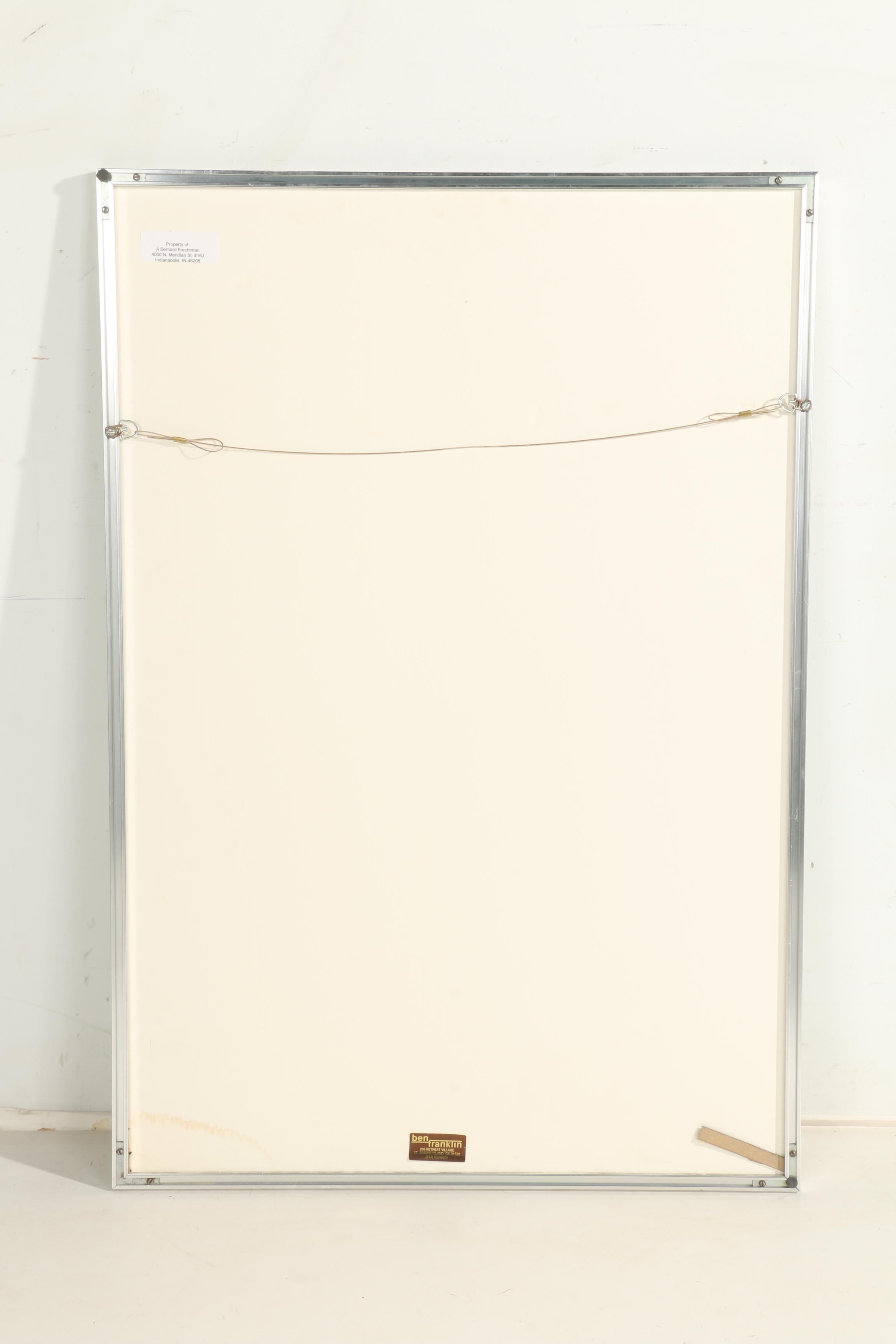 Offset Lithograph Exhibition Poster After Andrew Wyeth "Lady of the House"