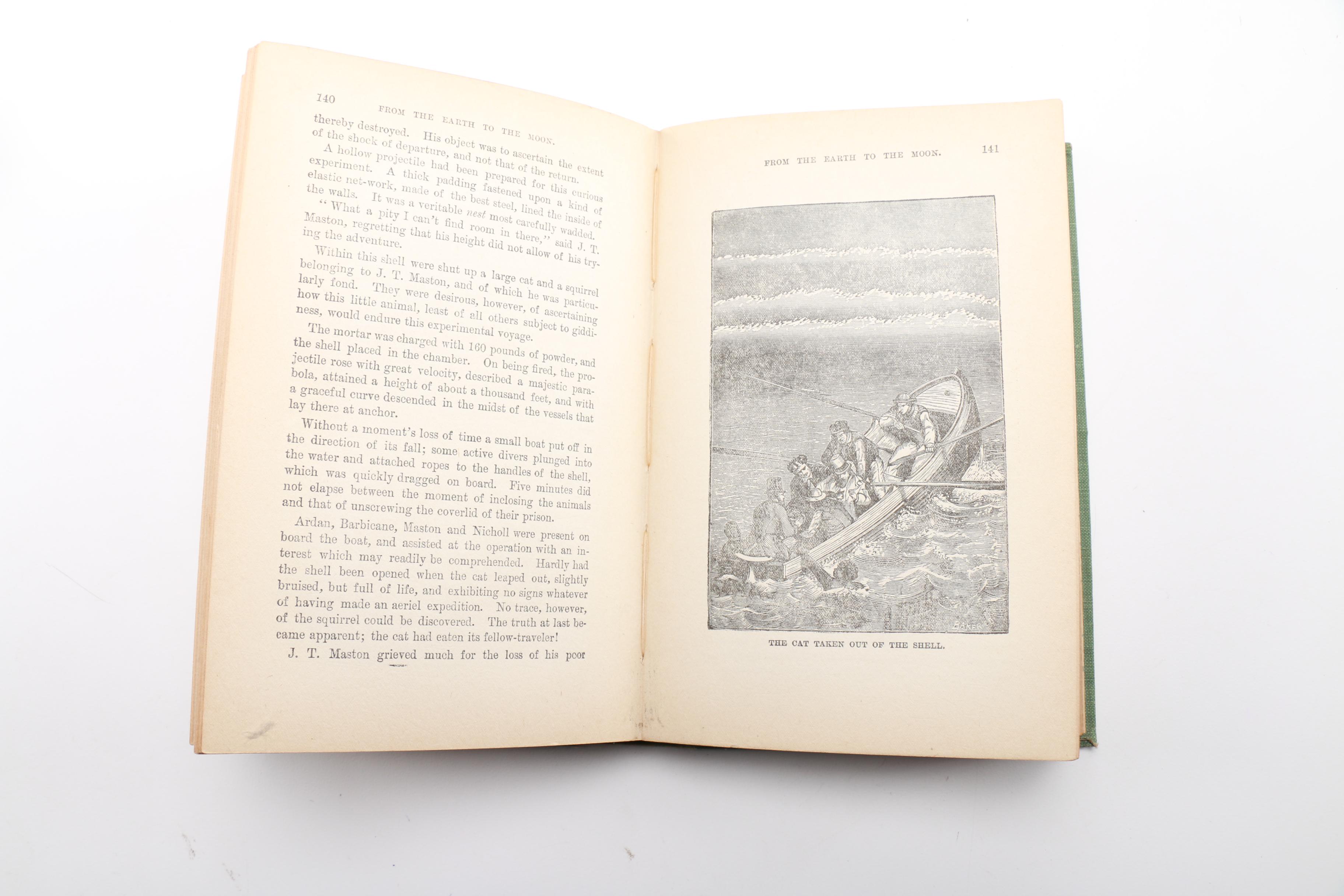 Collection of Vintage Books including "The Campfire Girls in the Maine Woods"