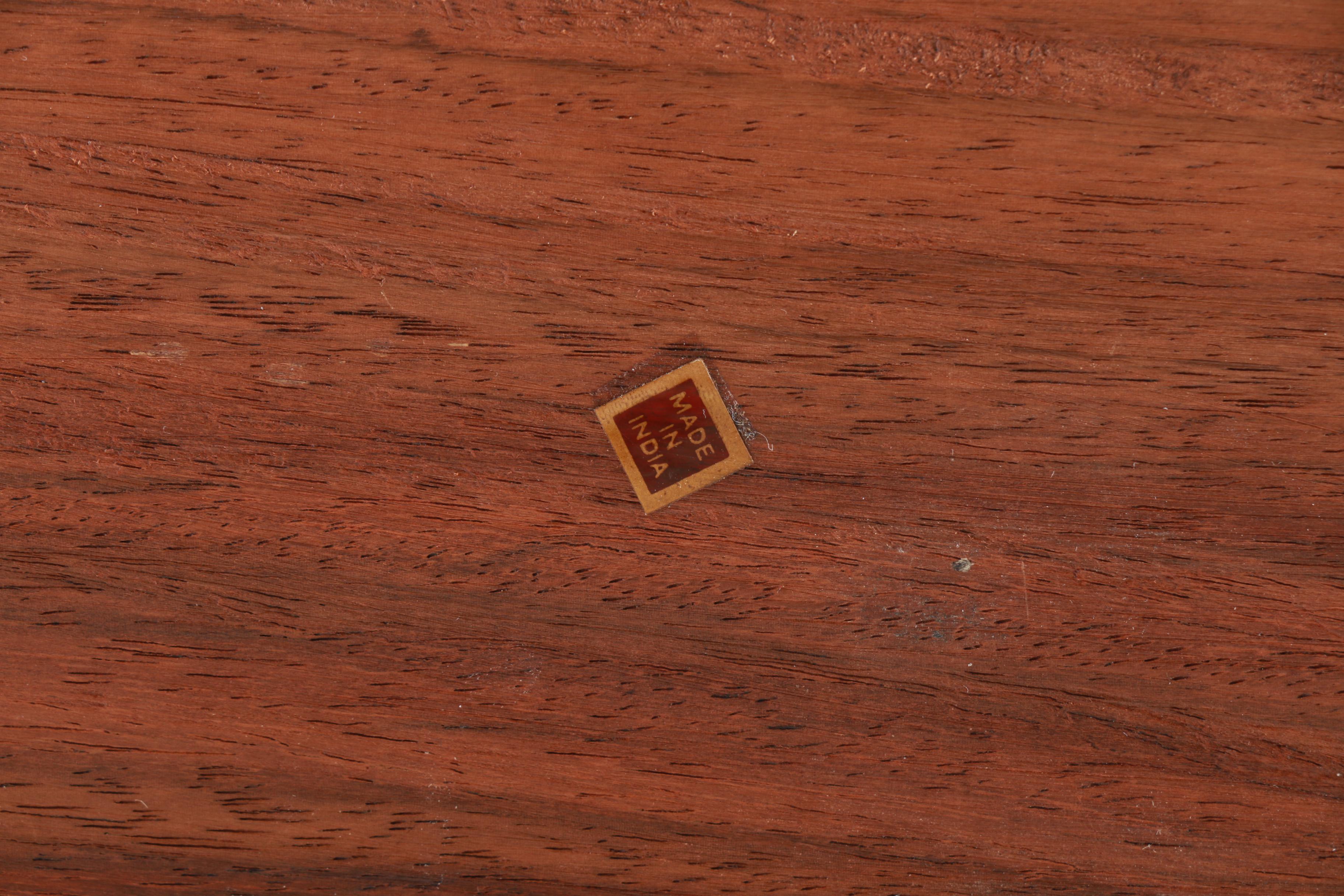 Pair of Teak Organizers Including Archana Handicrafts