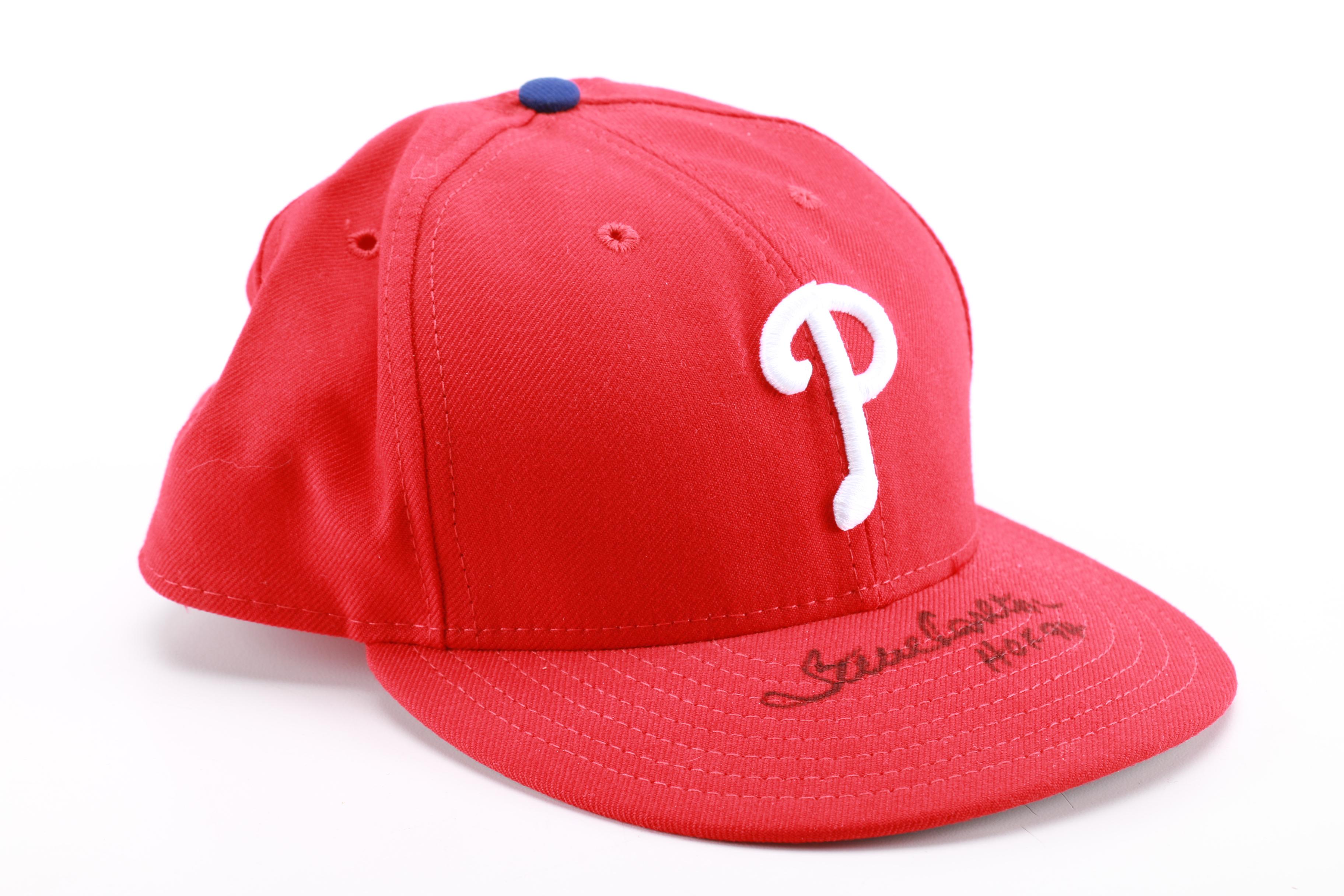 Steve Carlton Signed Baseball Hat