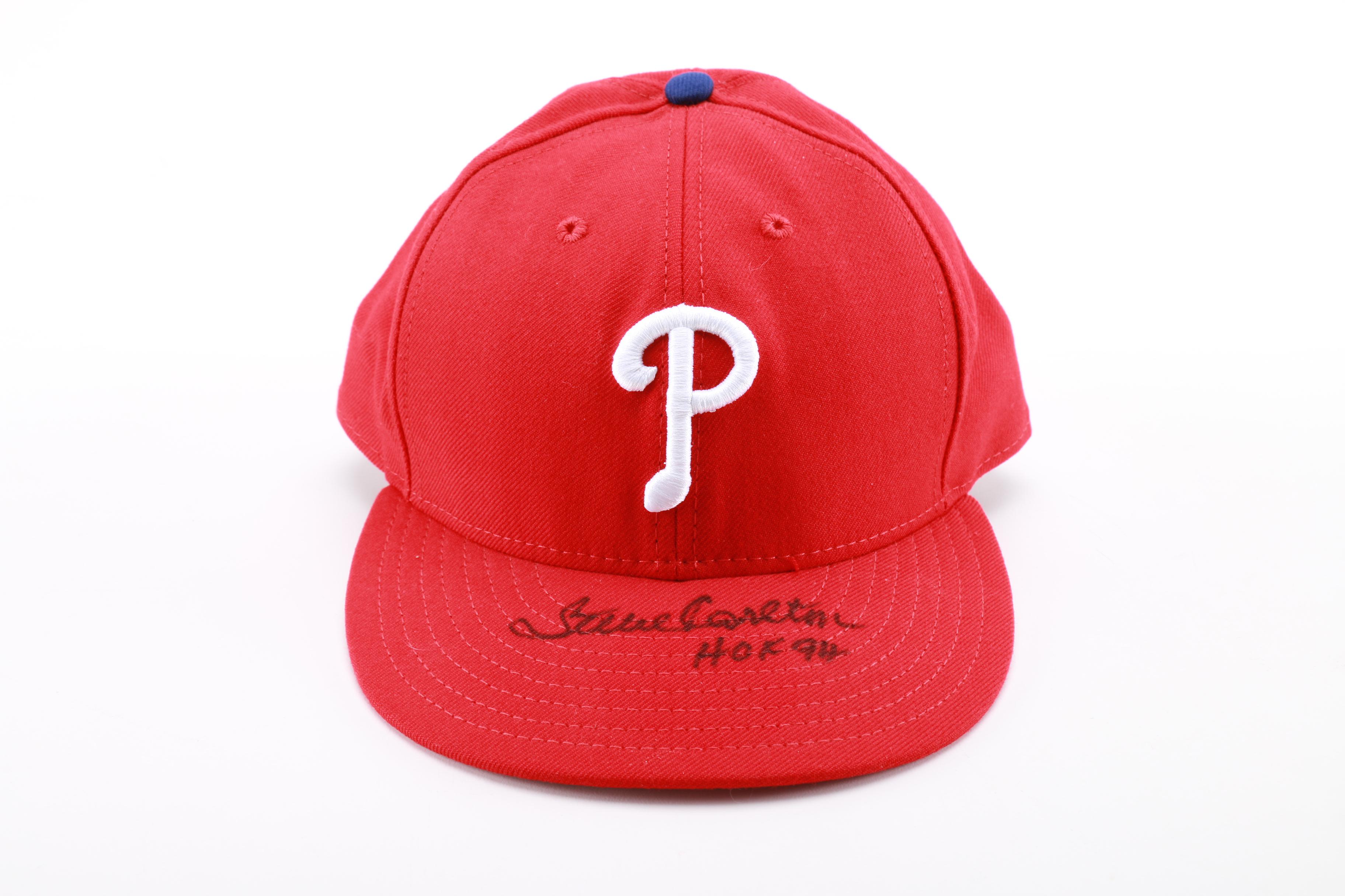Steve Carlton Signed Baseball Hat