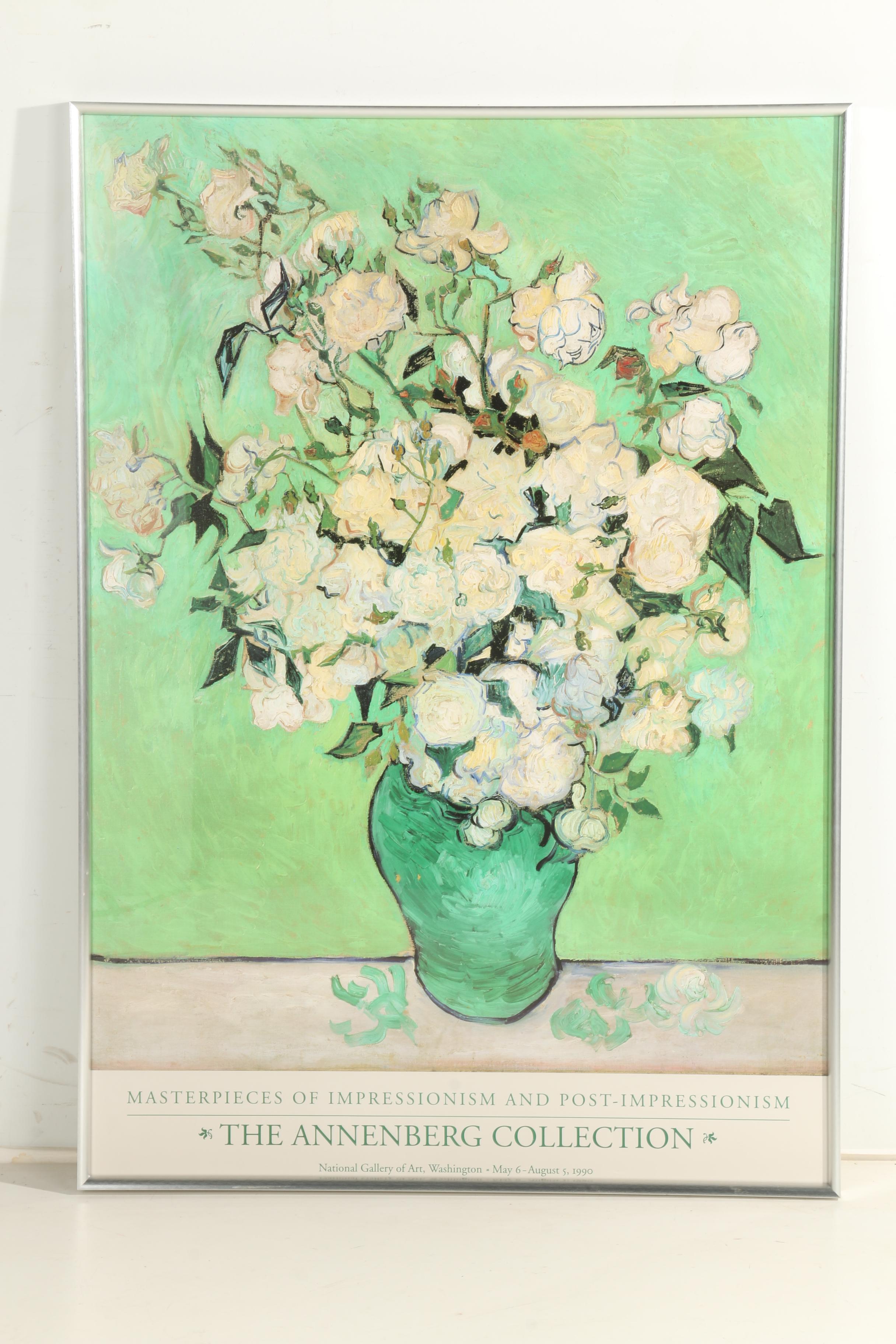 Offset Lithograph Exhibition Poster for "The Annenberg Collection"