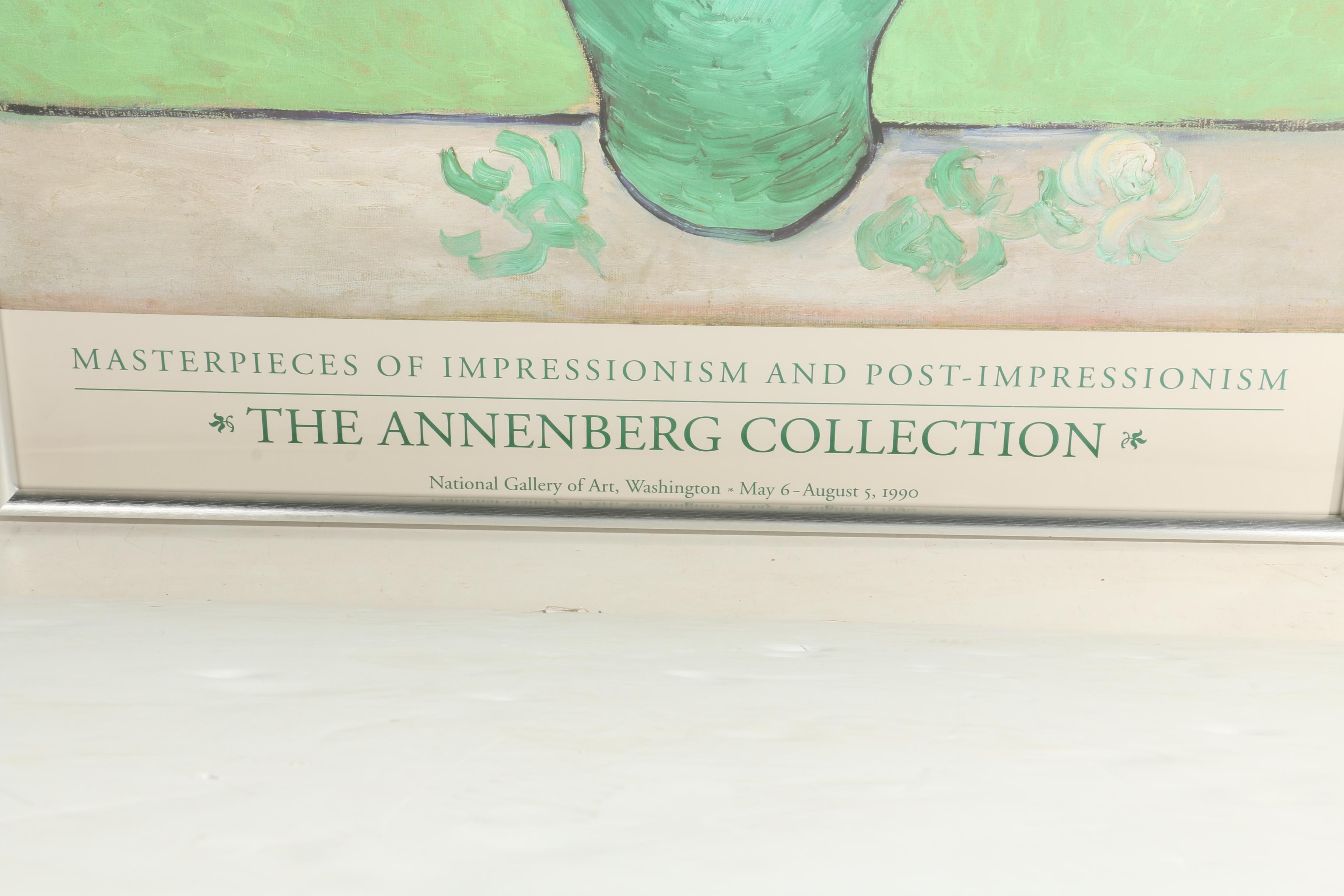 Offset Lithograph Exhibition Poster for "The Annenberg Collection"