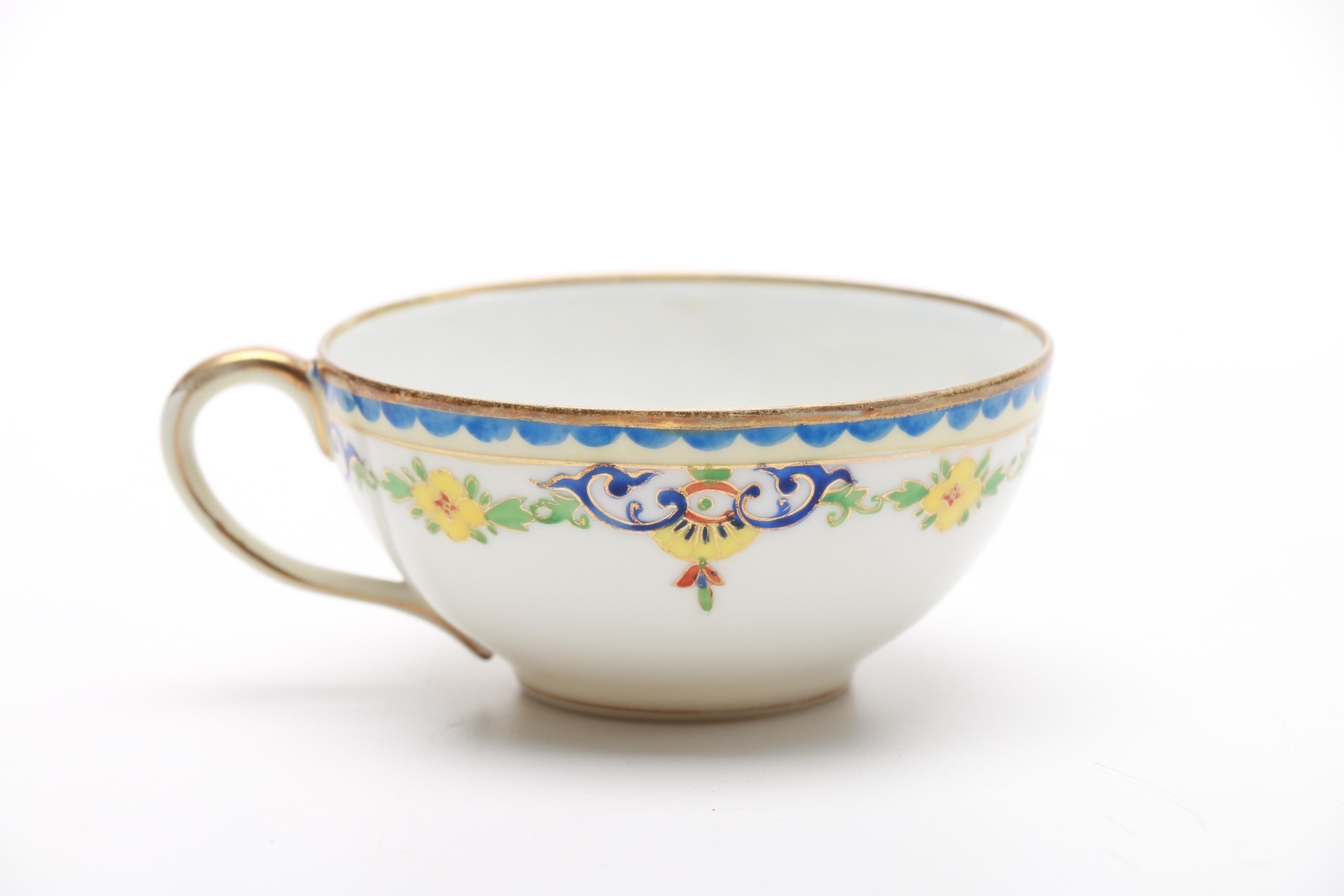 Teacups and Saucers Featuring Nippon