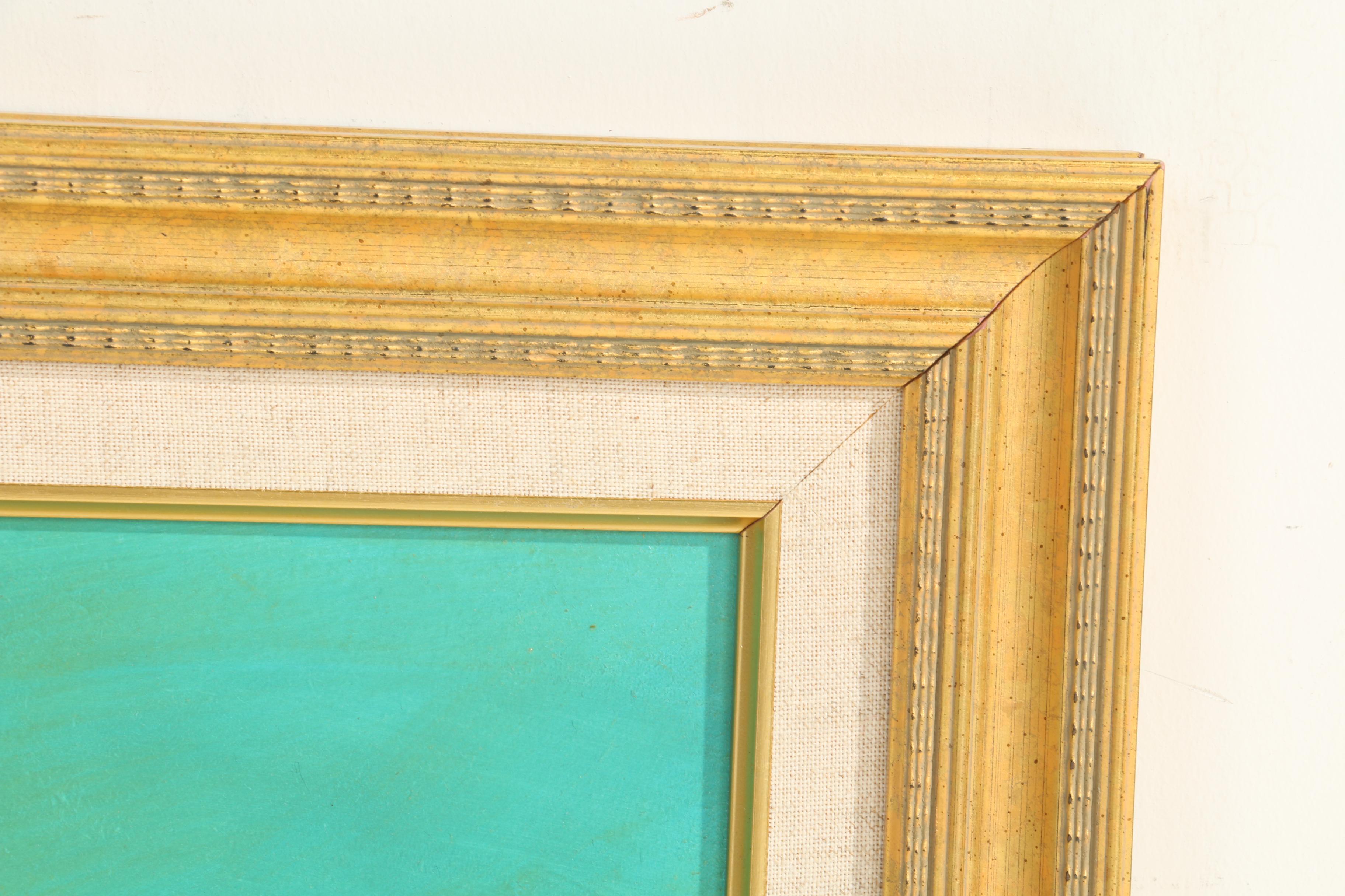 Roger W. Ellenberger Acrylic and Watercolor Painting "Maine Connected Farm"