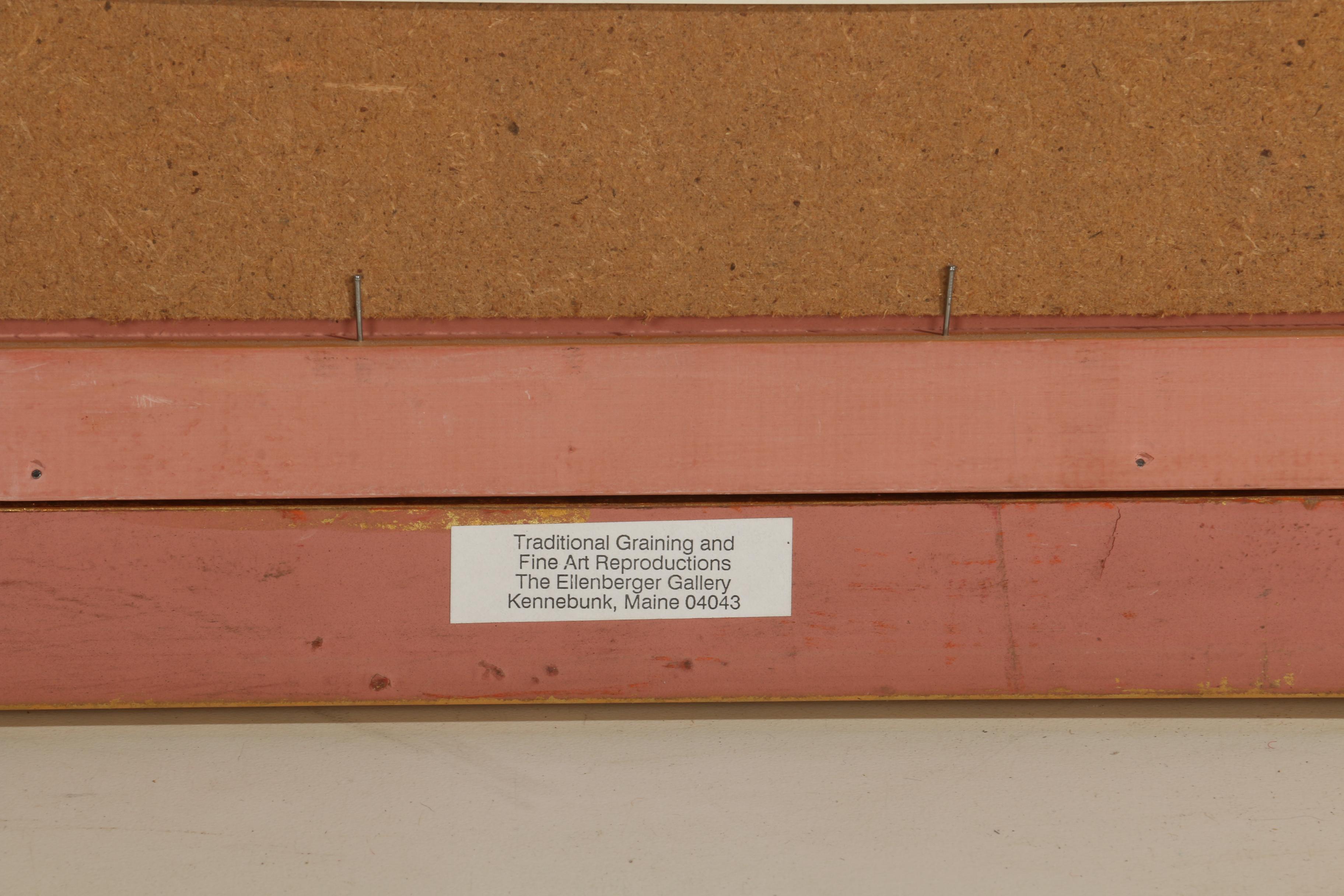 Roger W. Ellenberger Acrylic and Watercolor Painting "Maine Connected Farm"