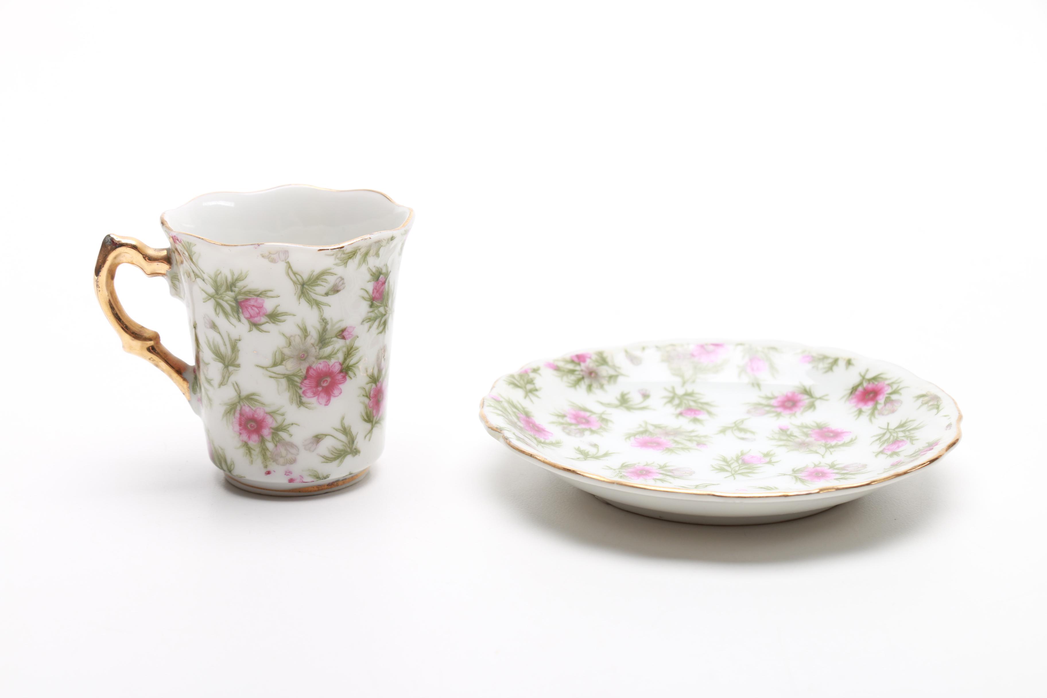 Teacups and Saucers Featuring Bareuther