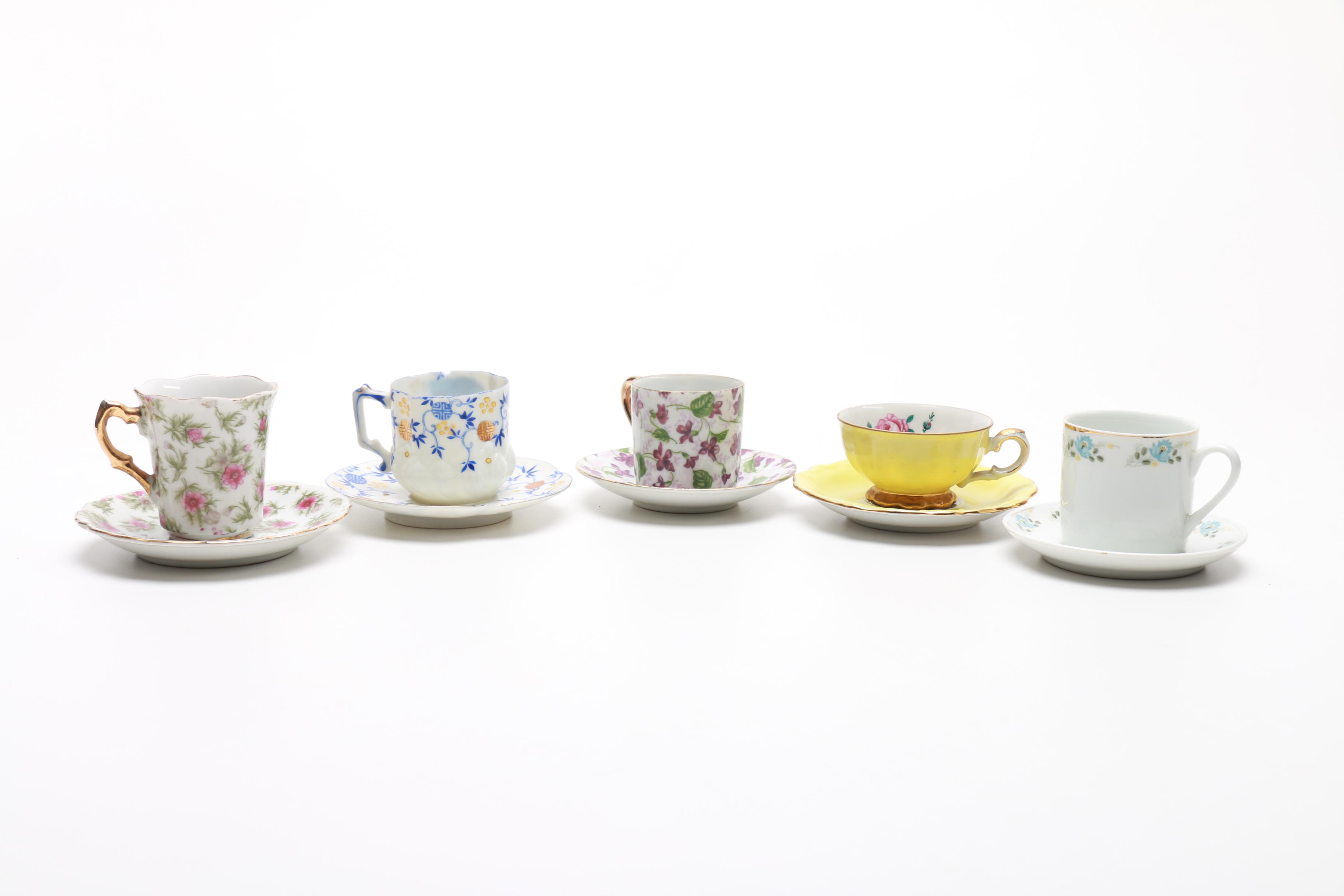 Teacups and Saucers Featuring Bareuther